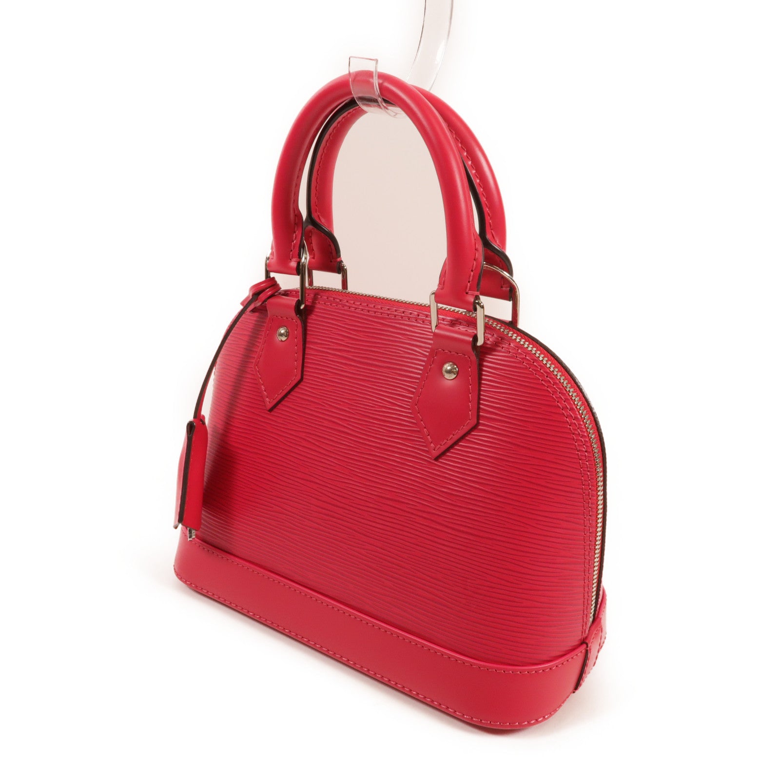 LOUIS VUITTON Epi Alma BB銀扣手挽肩背兩用袋
