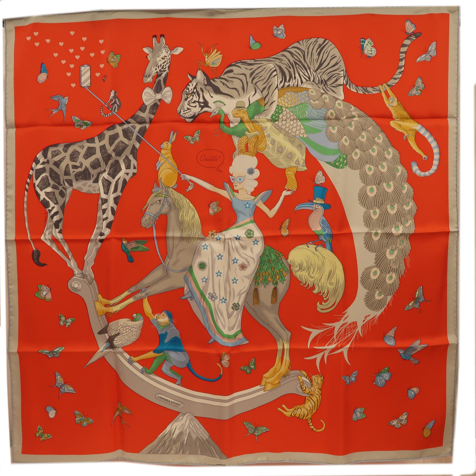 HERMES 絲質Scarf 90x90絲巾