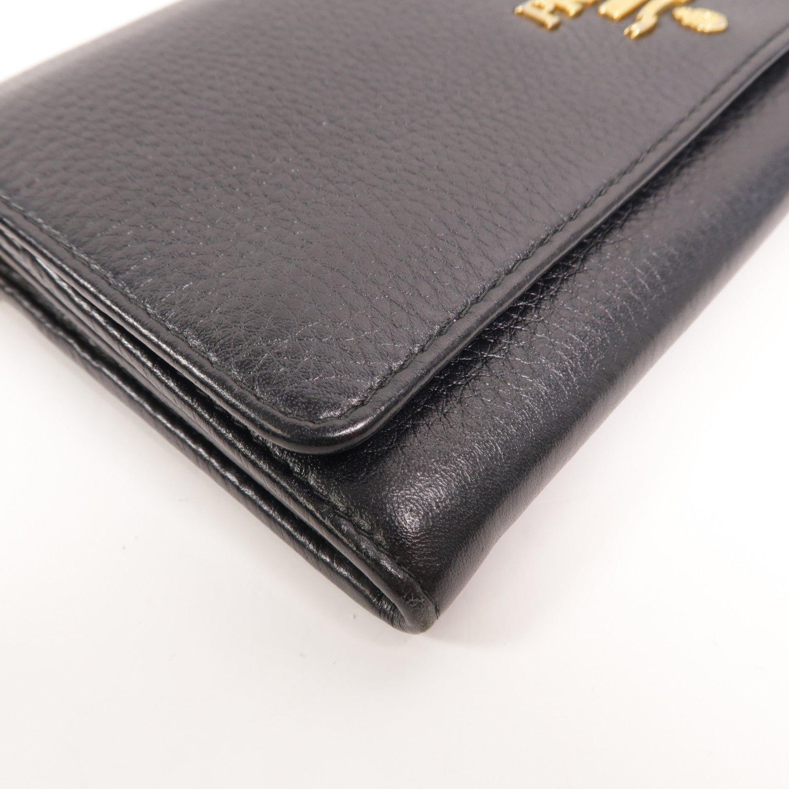 PRADA 牛皮皮革Wallet On Chain鏈帶肩背袋