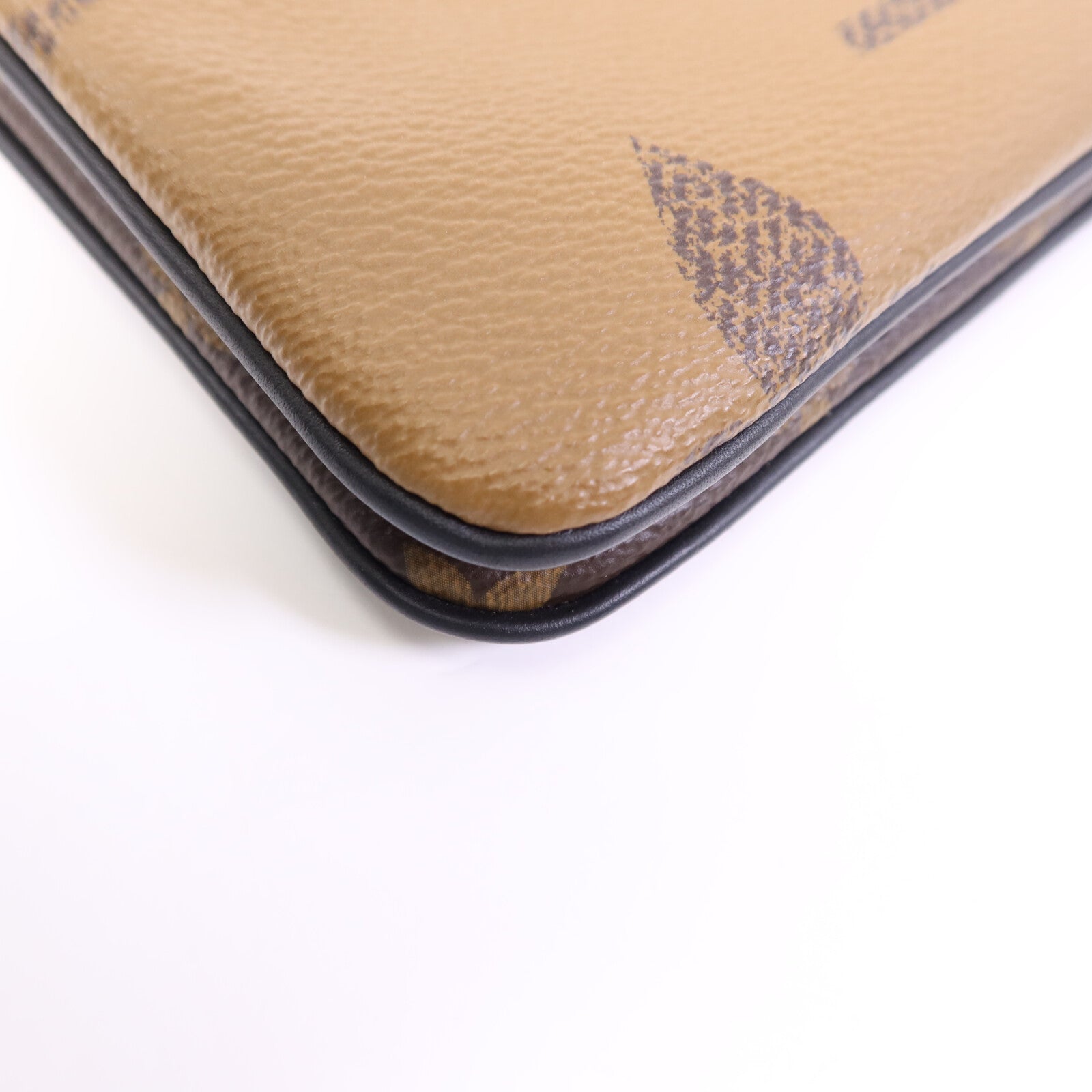 LOUIS VUITTON Monogram Giant Reverse Double Zip Pochette金扣肩背袋