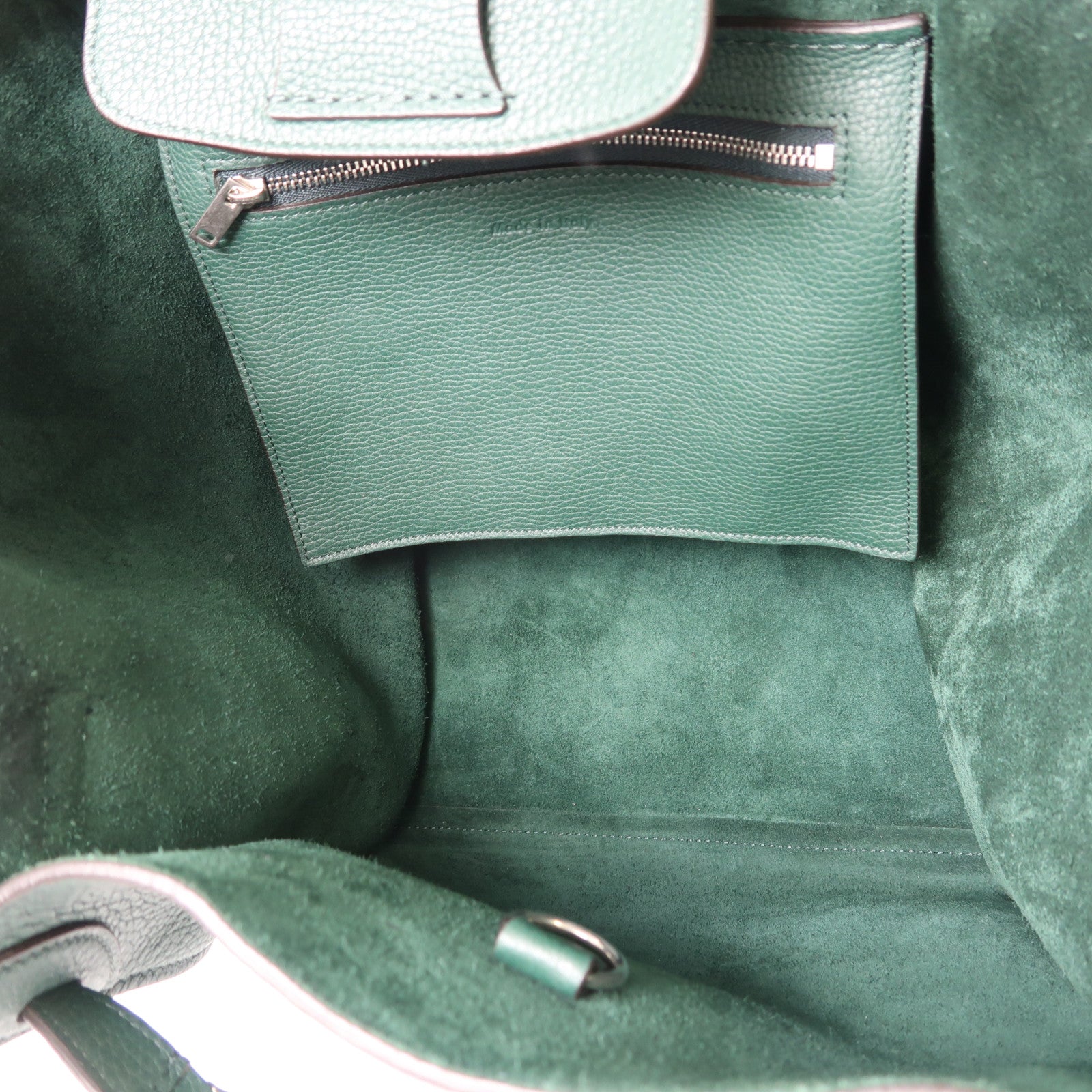 CELINE 【激減優惠】牛皮皮革Shoulder Bag銀扣手挽肩背兩用袋