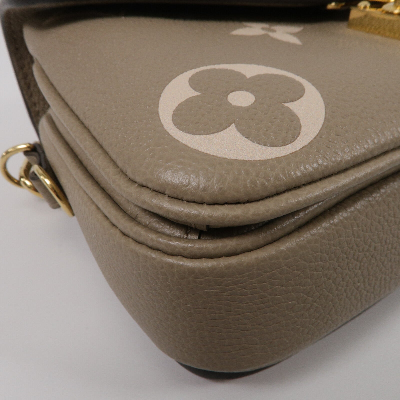 LOUIS VUITTON Monogram Empreinte Pochette Metis East West手挽肩背兩用袋