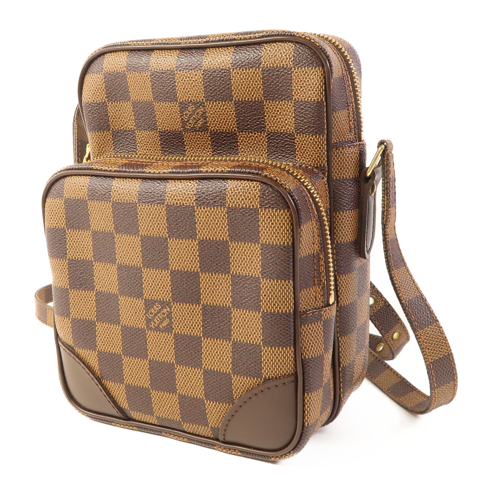 LOUIS VUITTON Damier Amazon金扣肩背袋