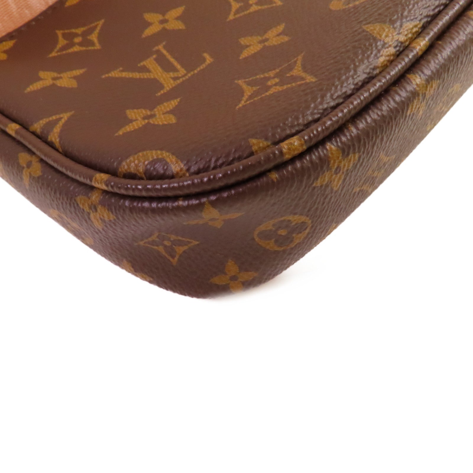 LOUIS VUITTON Monogram Multi Pochette Accessoires Shoulder Bag金扣肩背袋啡色