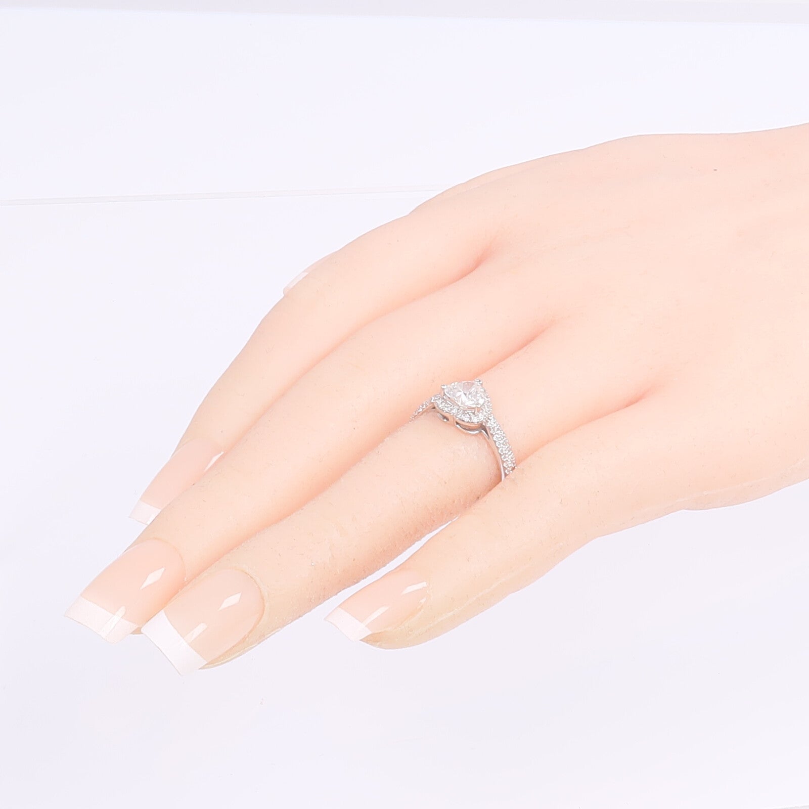 JEWELRY 【激減優惠】18K白金Diamond Ring鑽石戒指US#6