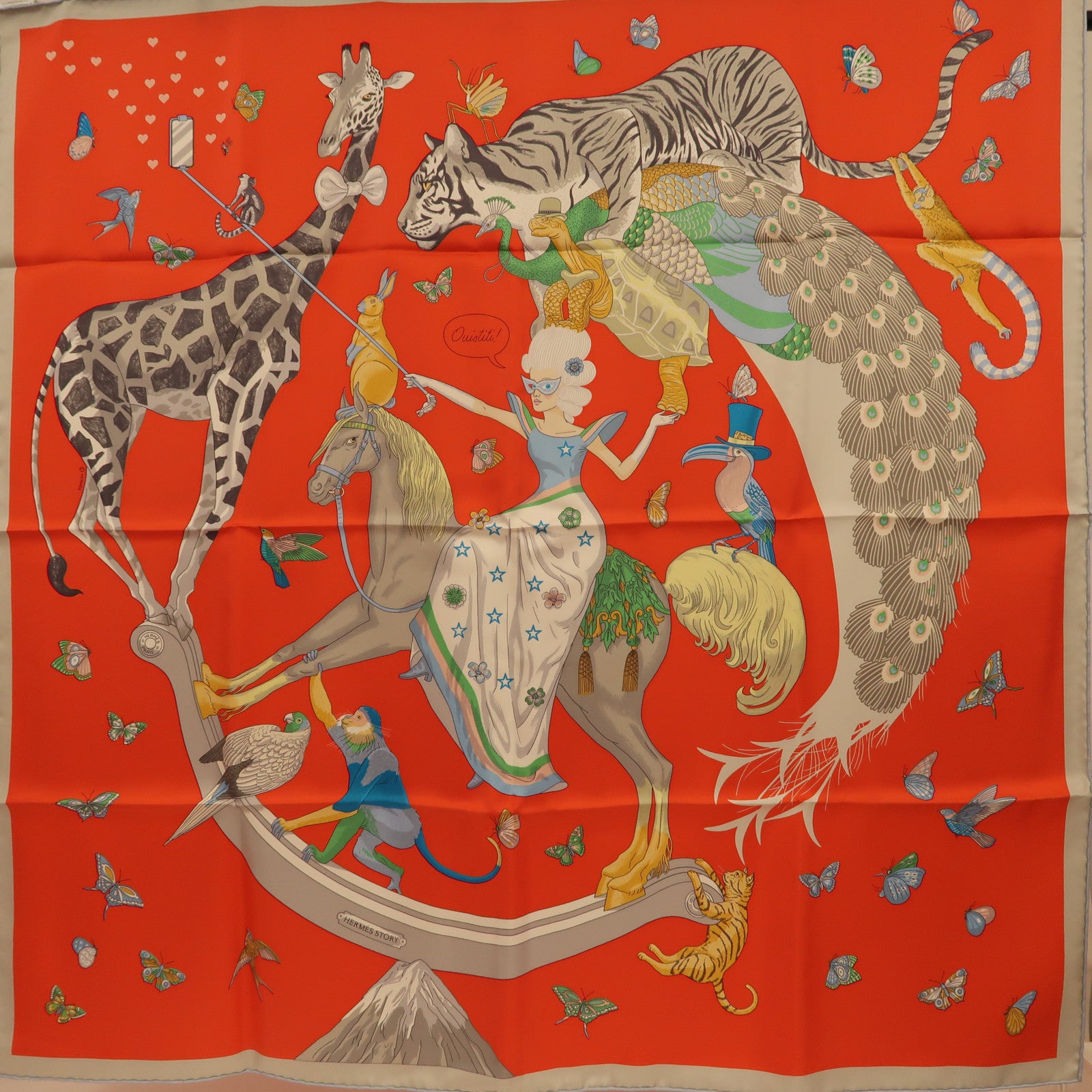 HERMES 絲質Scarf 90x90絲巾
