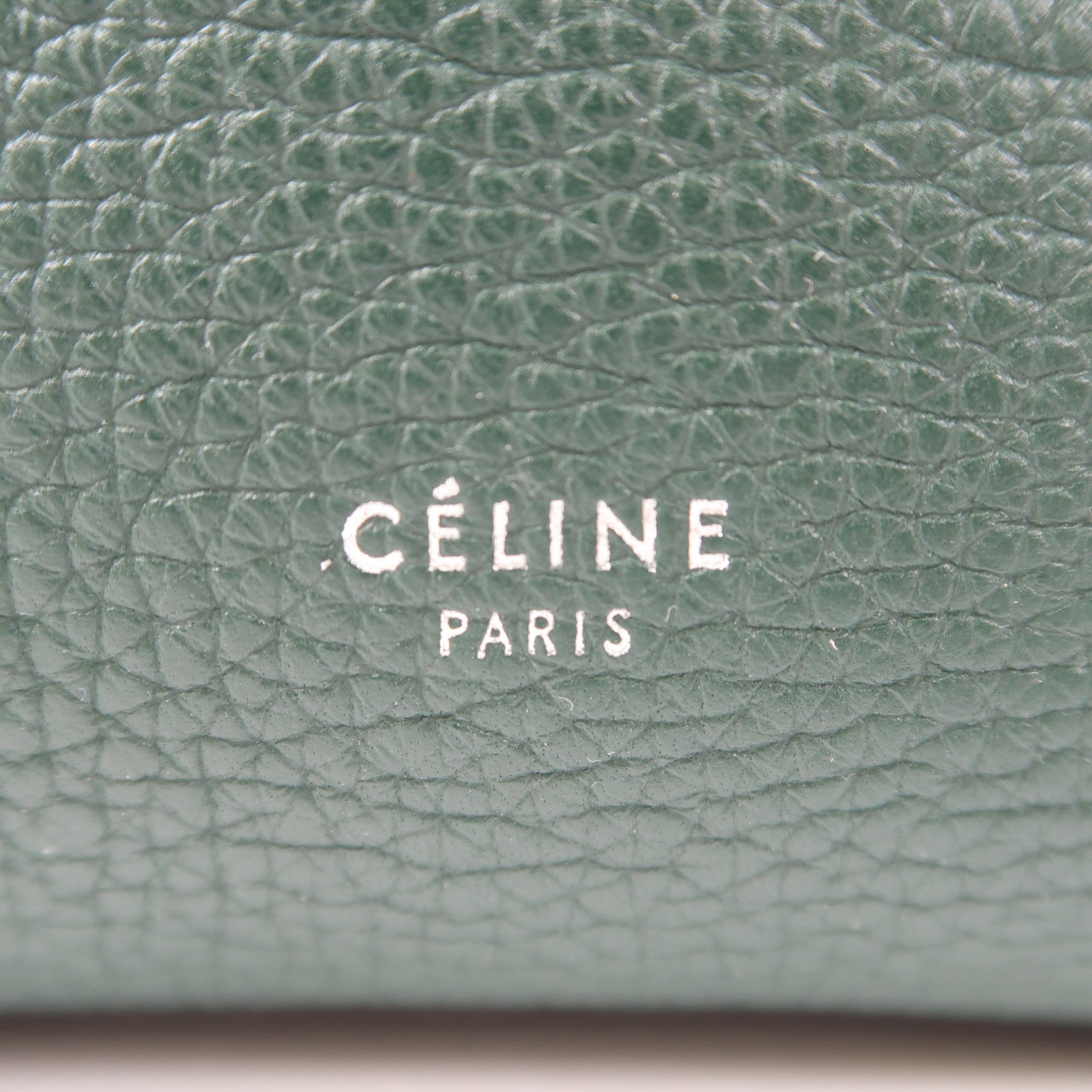 CELINE 【激減優惠】牛皮皮革Shoulder Bag銀扣手挽肩背兩用袋