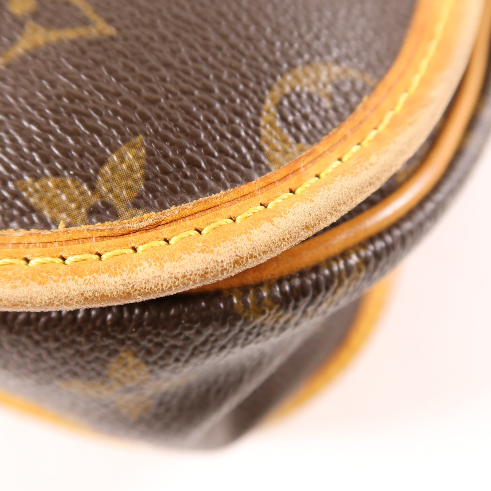 LOUIS VUITTON Monogram Bosphore金扣肩背袋棕色