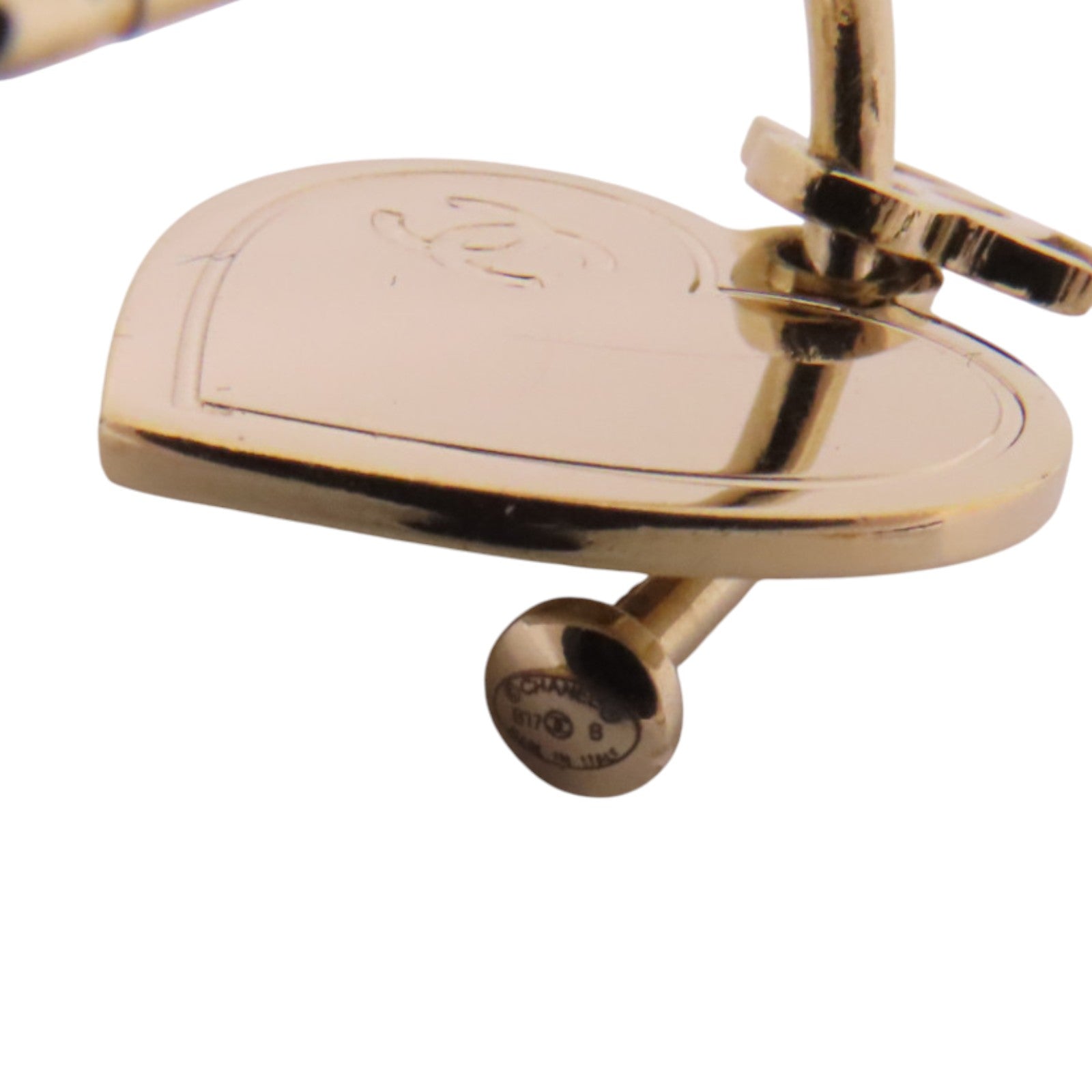 CHANEL 金屬Earrings銀扣耳環