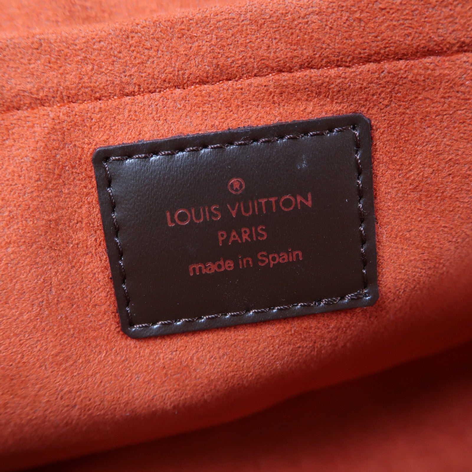 LOUIS VUITTON Damier Ebene Sarria Mini金扣手挽袋啡色