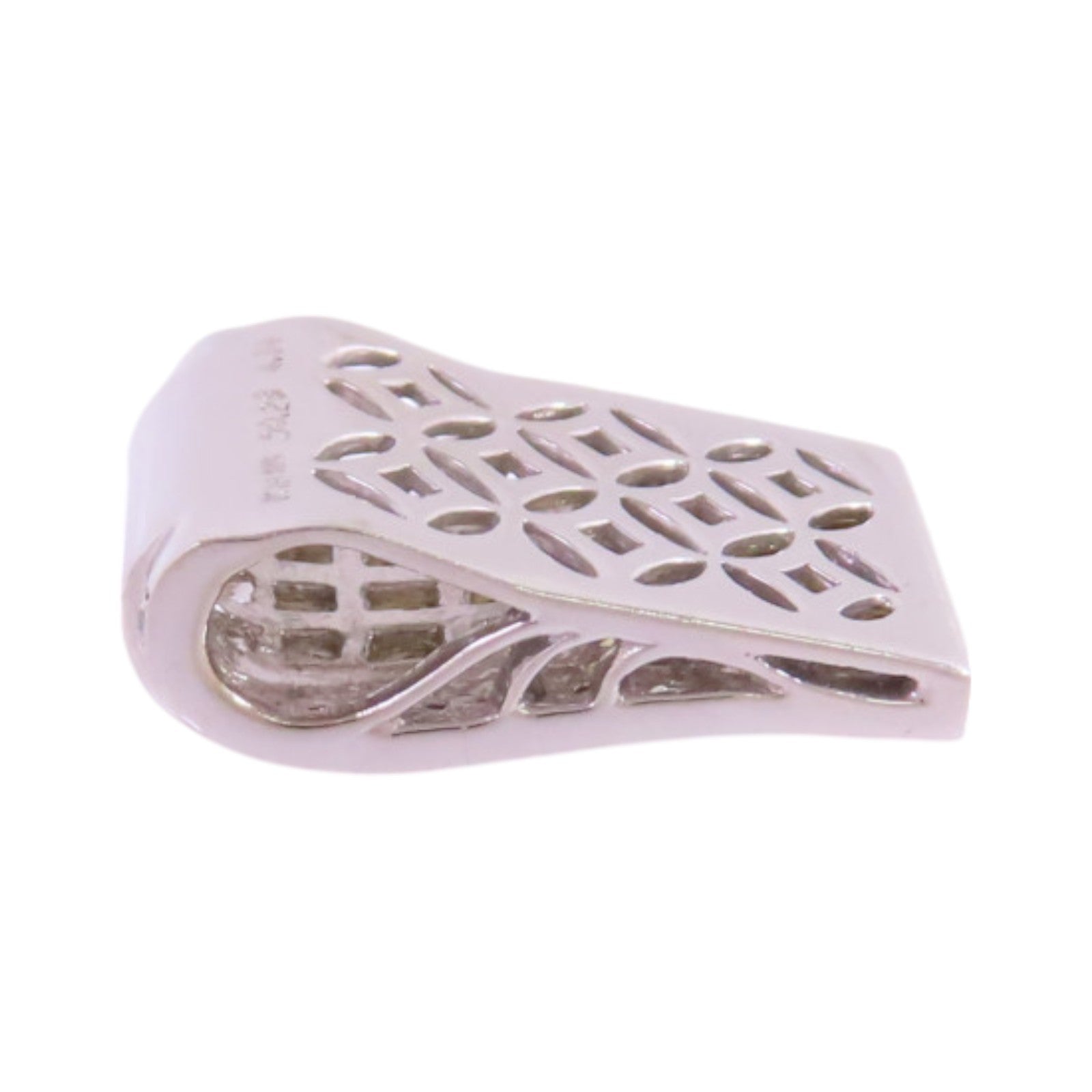 JEWELRY 【激減優惠】18K白金/黃藍寶石/鑽石Yellow Sapphire Diamond Pendant Top吊墜頭扣