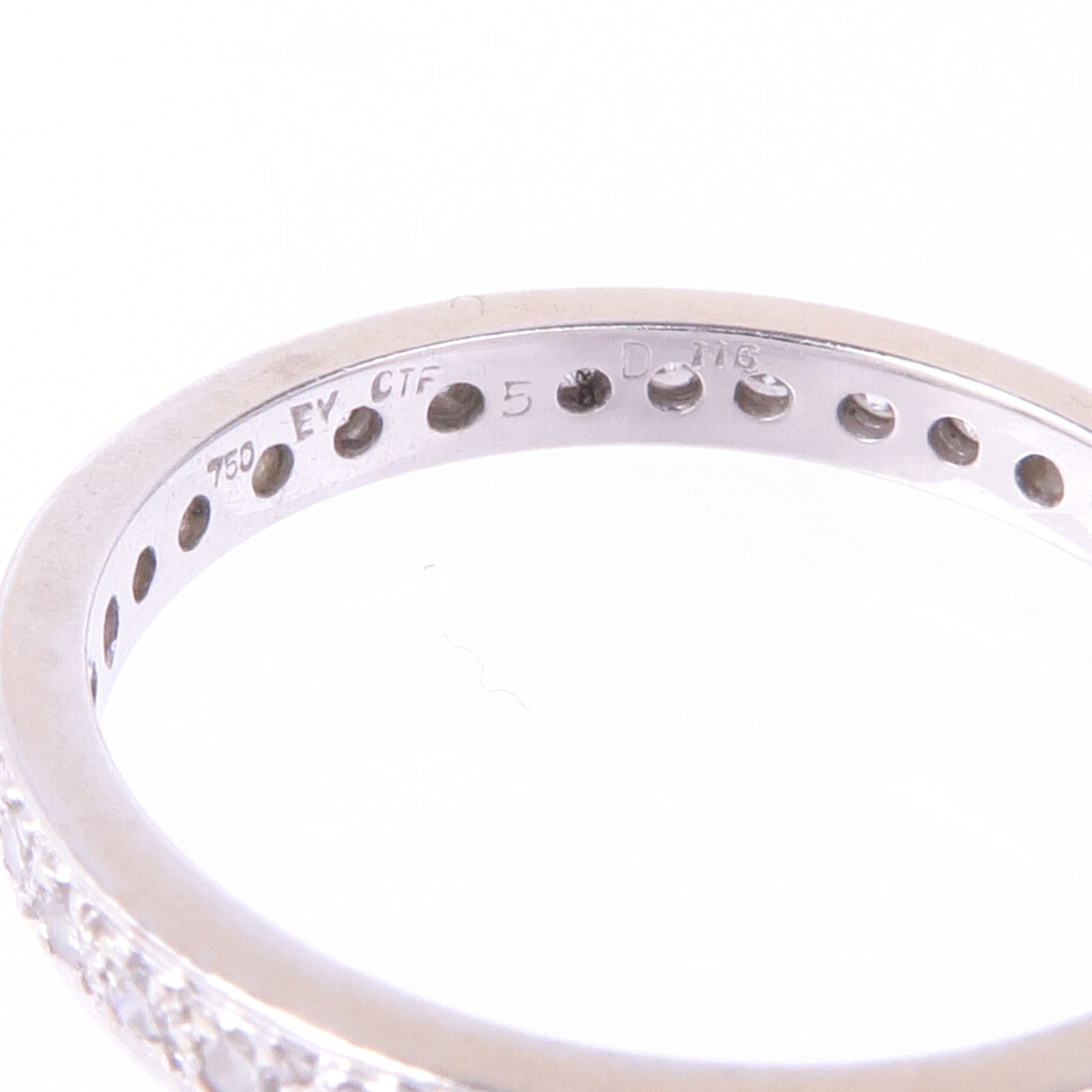 JEWELRY 18K白金/黃金/玫瑰金Diamond Ring鑽石戒指US#6.25