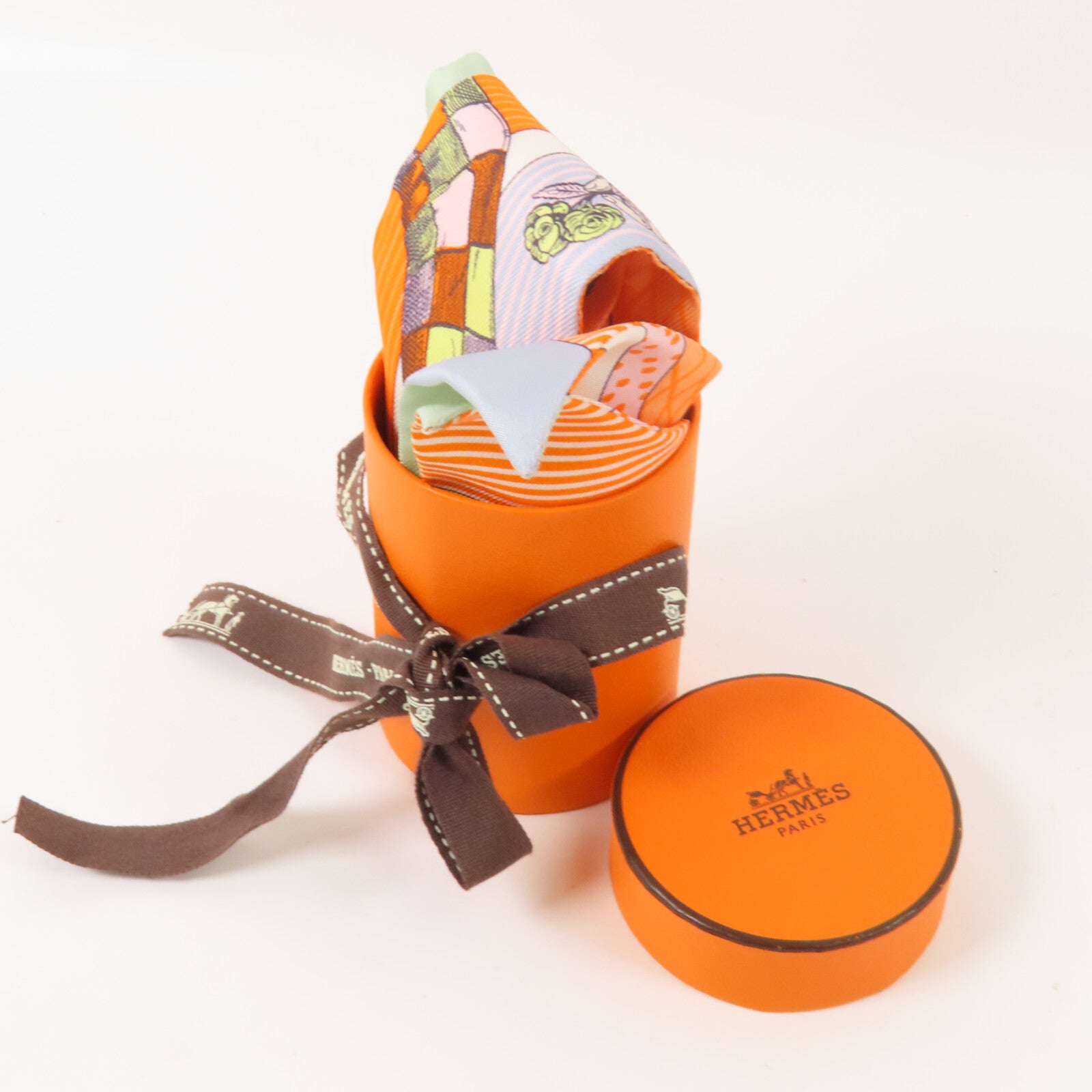 HERMES 絲質Twilly絲巾