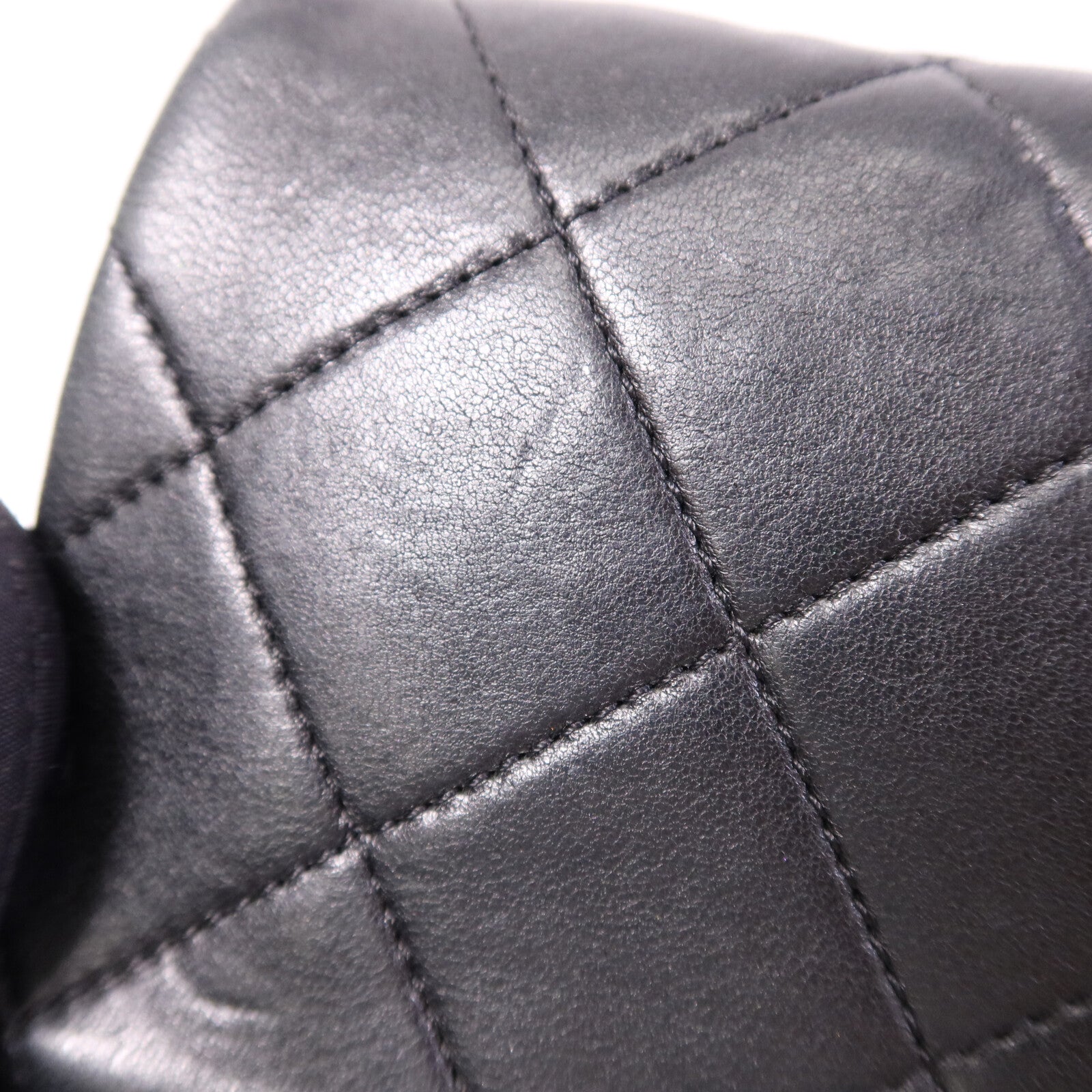 CHANEL 牛皮皮革Chain Shoulder Bag金扣手挽肩背兩用袋