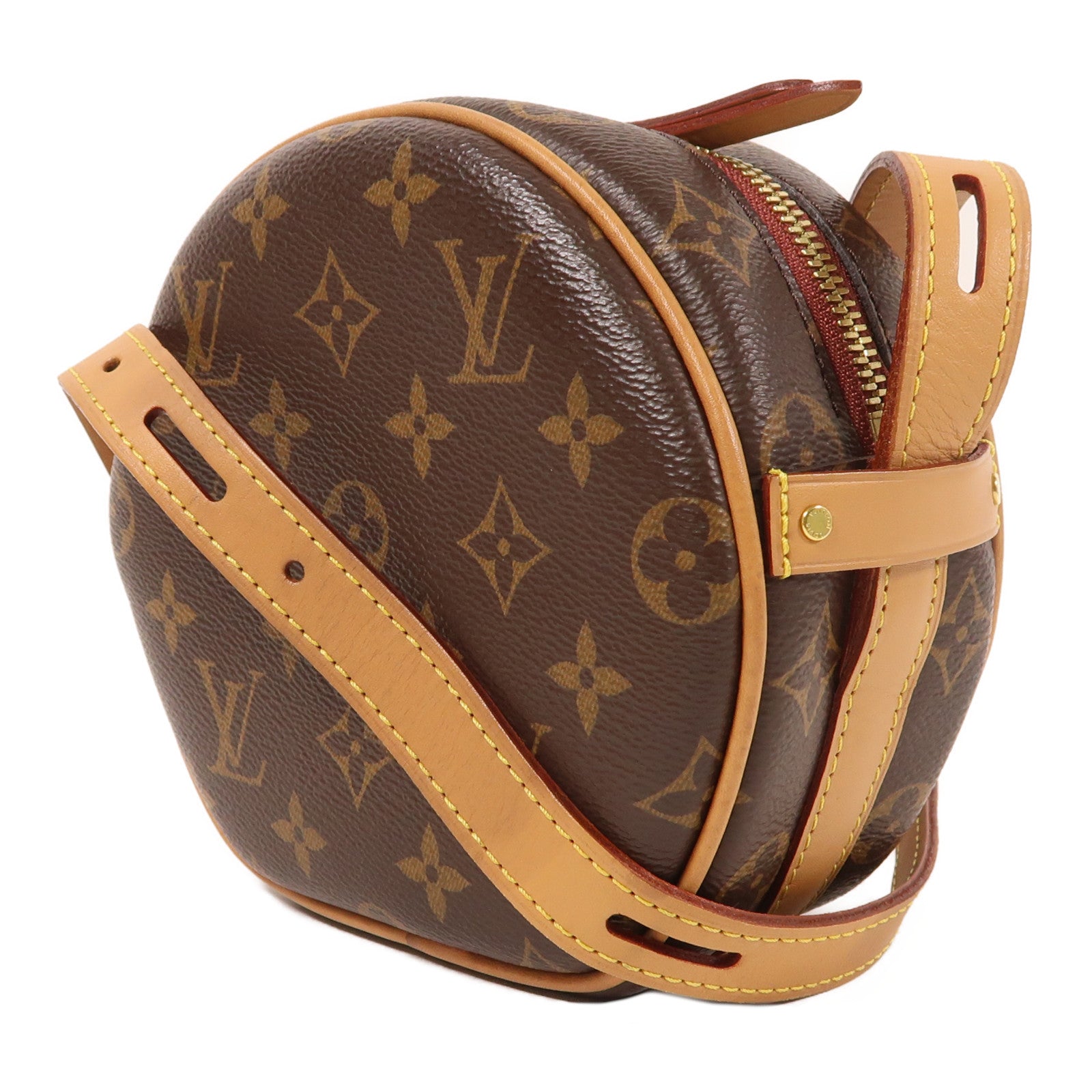 LOUIS VUITTON Monogram Boite Chapeau金扣肩背袋