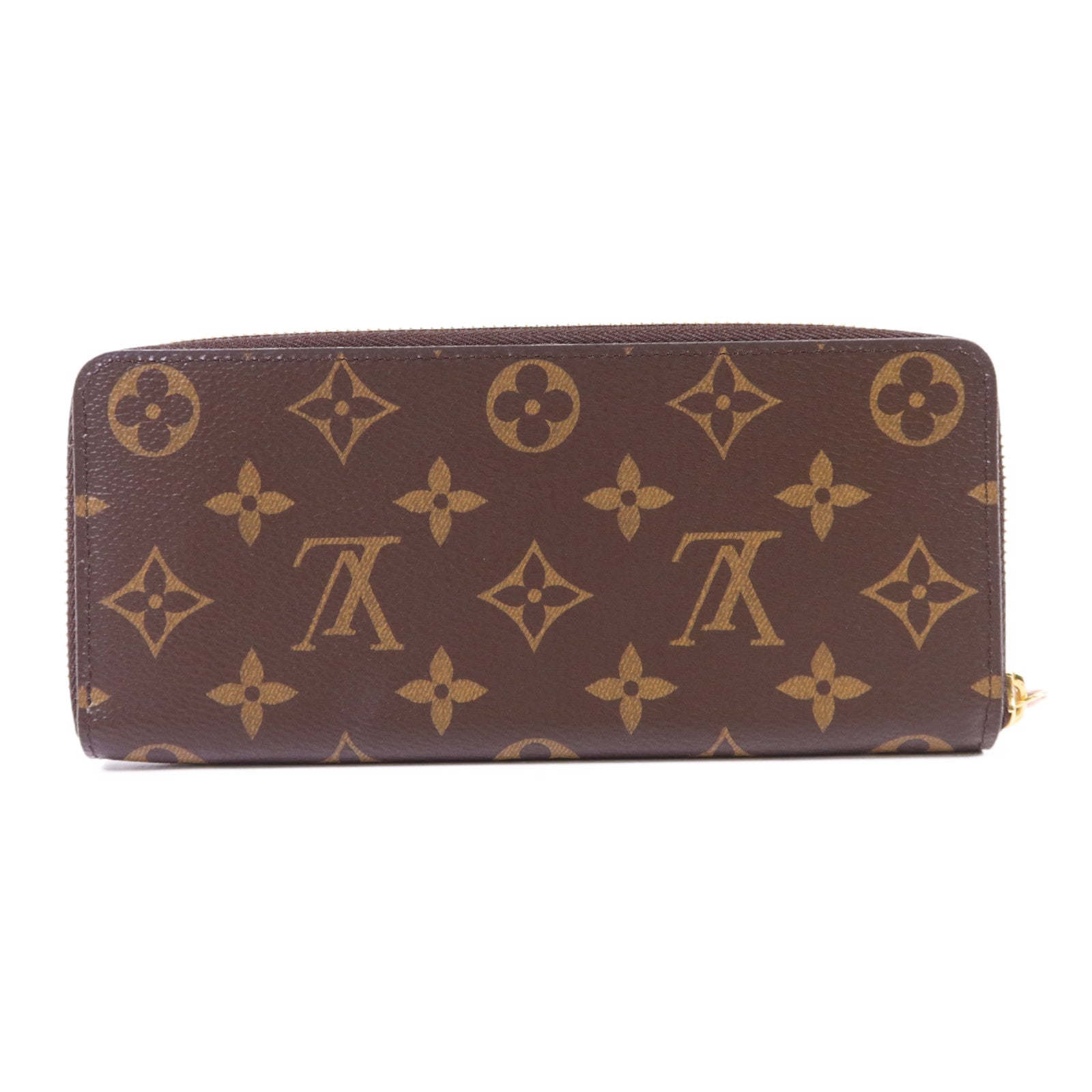 LOUIS VUITTON Monogram Clemence金扣長錢包