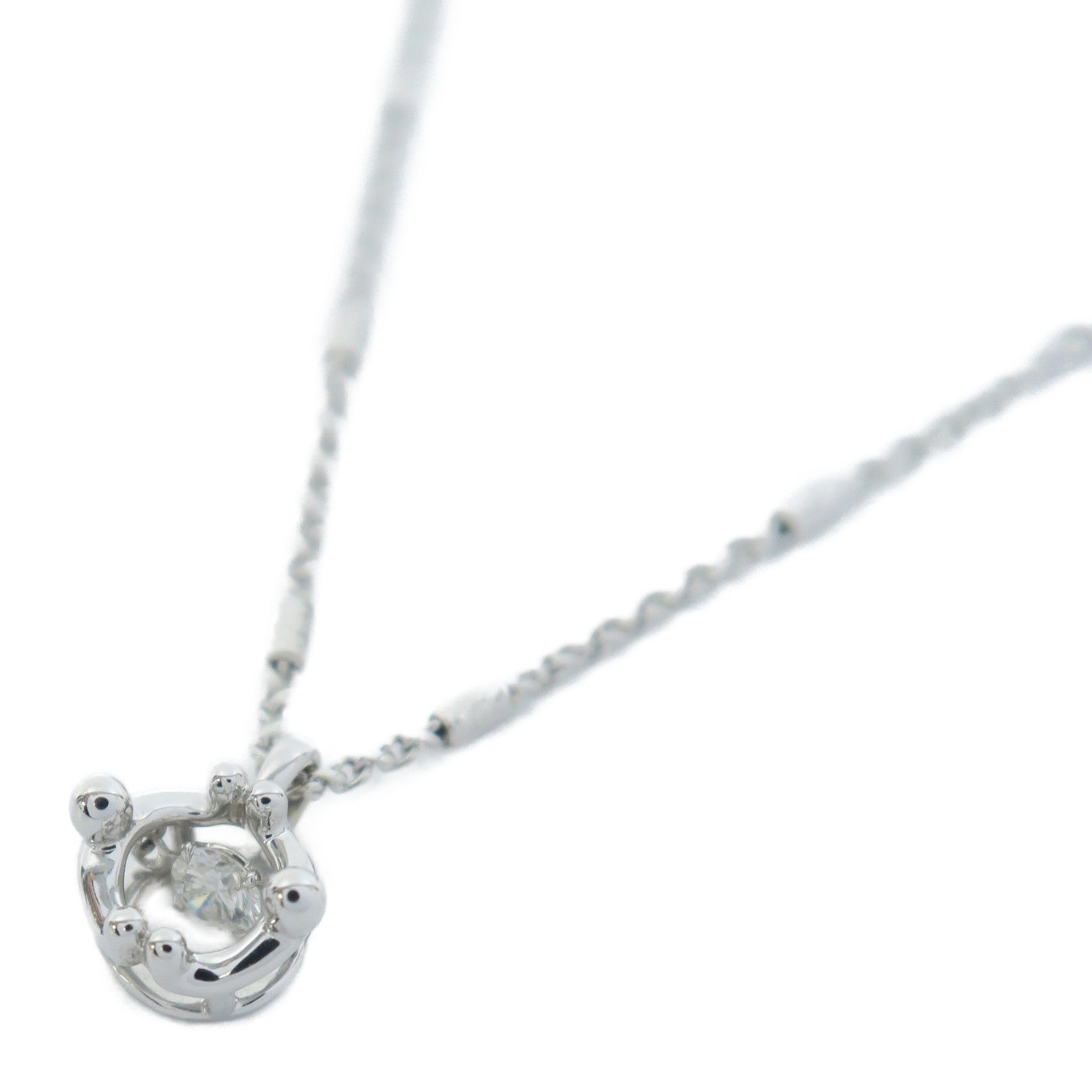 JEWELRY **【激減優惠】18K白金Diamond Necklace 0.16ct鑽石項鍊