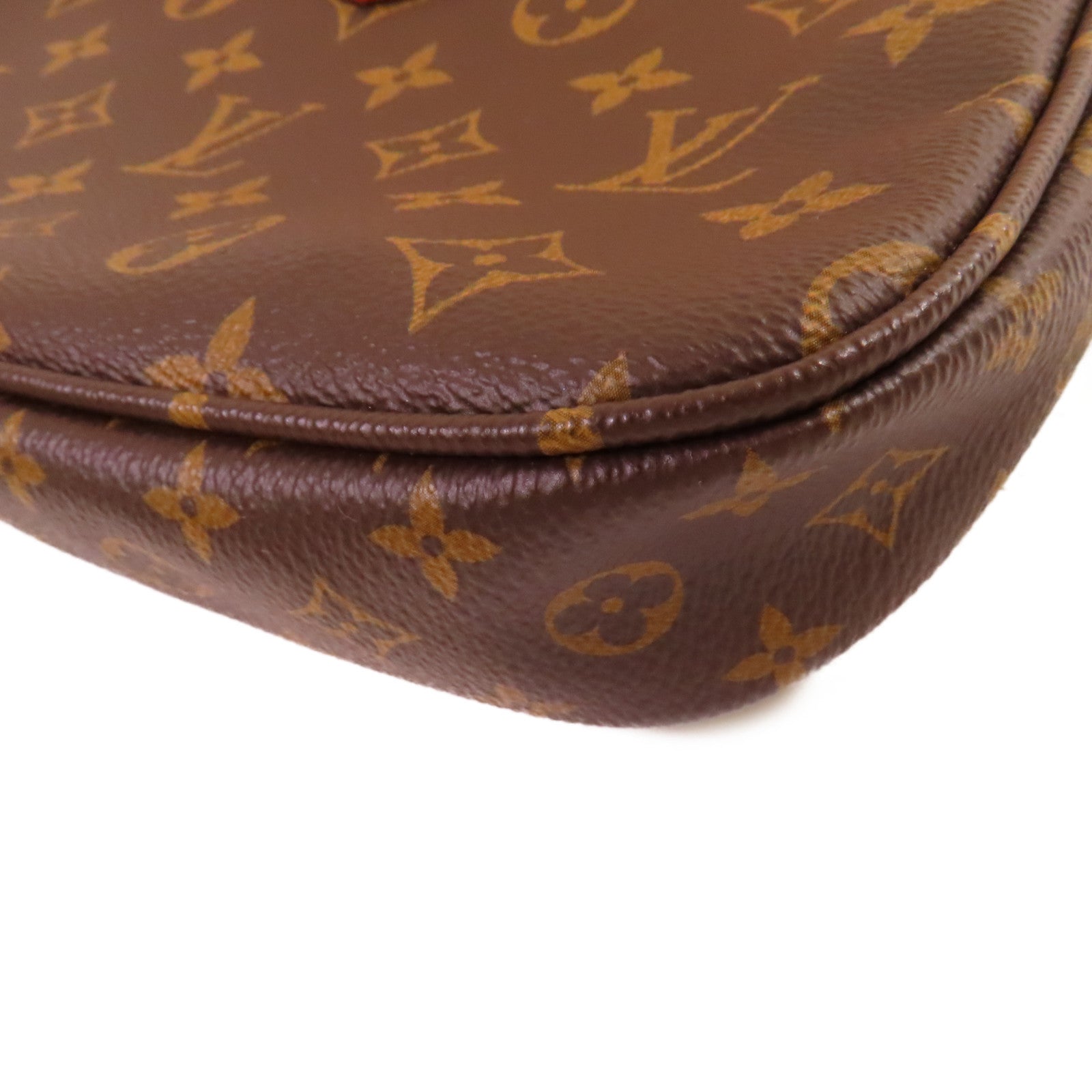LOUIS VUITTON Monogram Multi Pochette Accessoires Shoulder Bag金扣肩背袋啡色