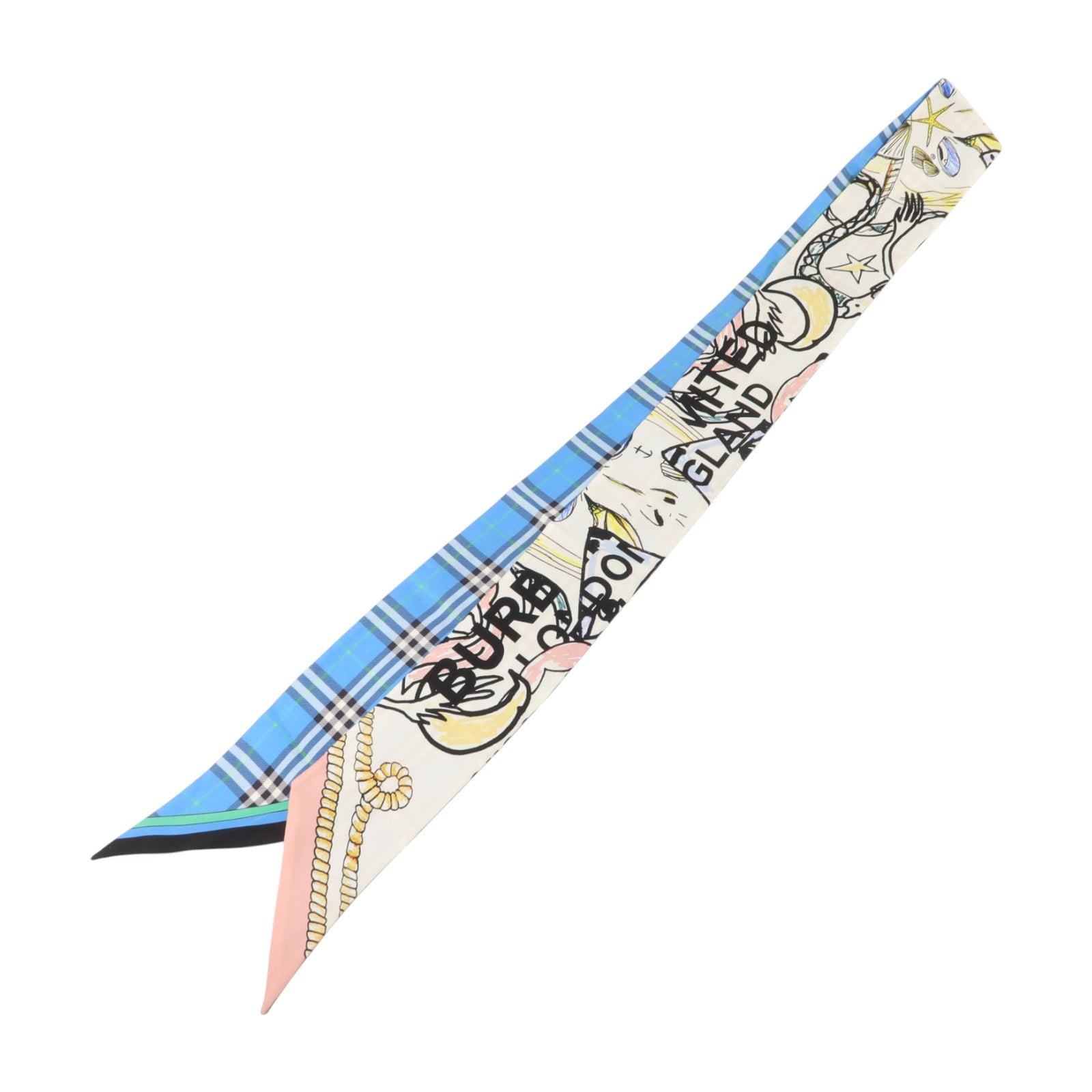 BURBERRY 絲質Bandana Scarf絲巾