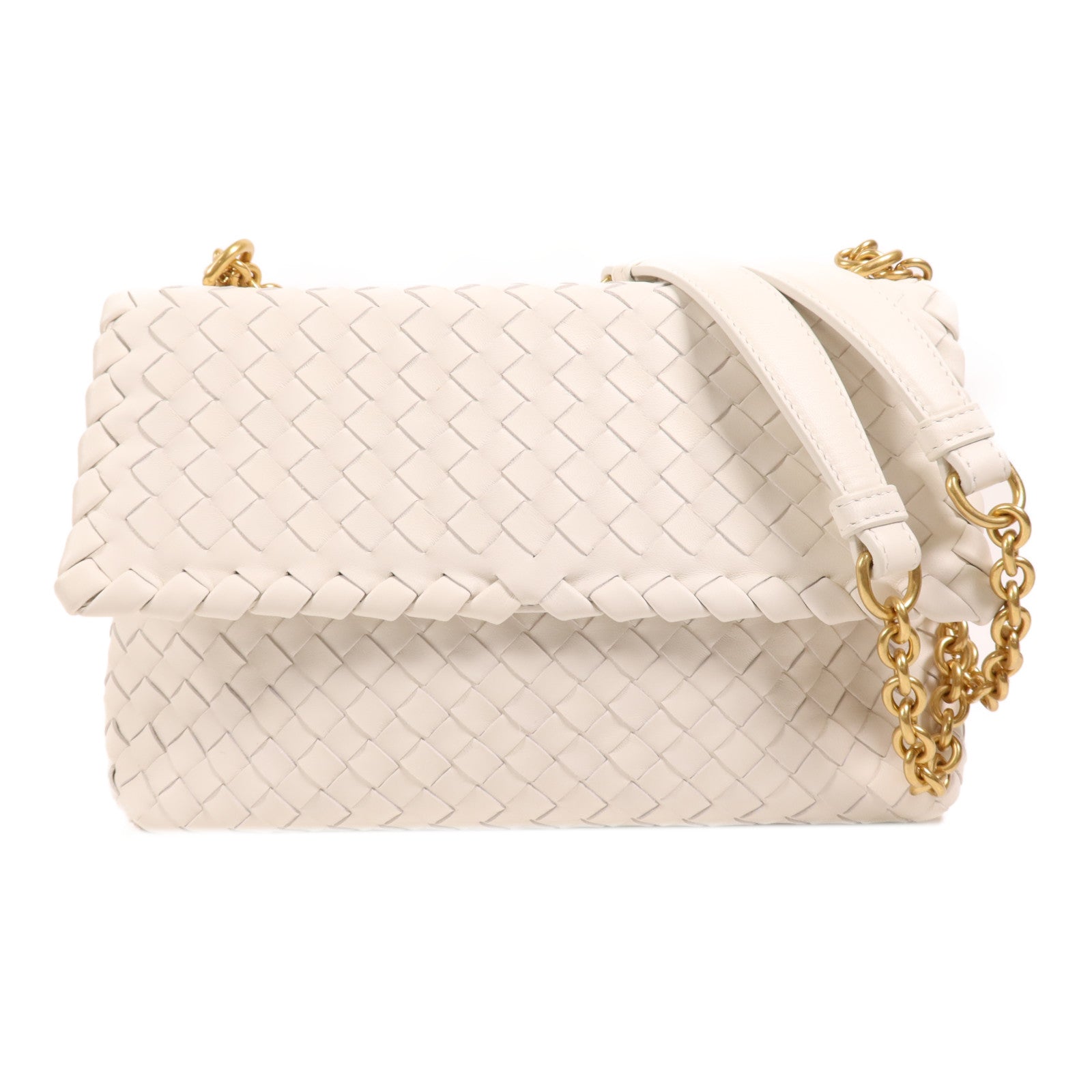 BOTTEGA VENETA 牛皮皮革Shoulder Bag金扣肩背袋