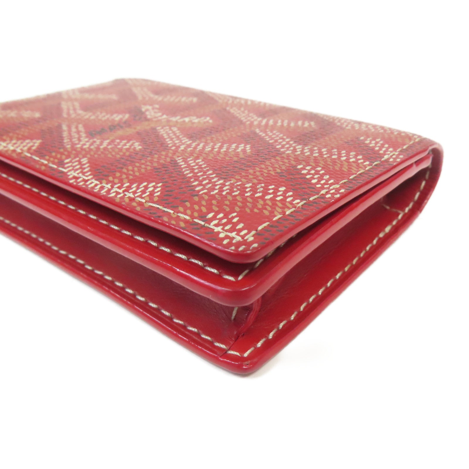 GOYARD 塗層帆布Malesherbes Card Wallet卡片套紅色