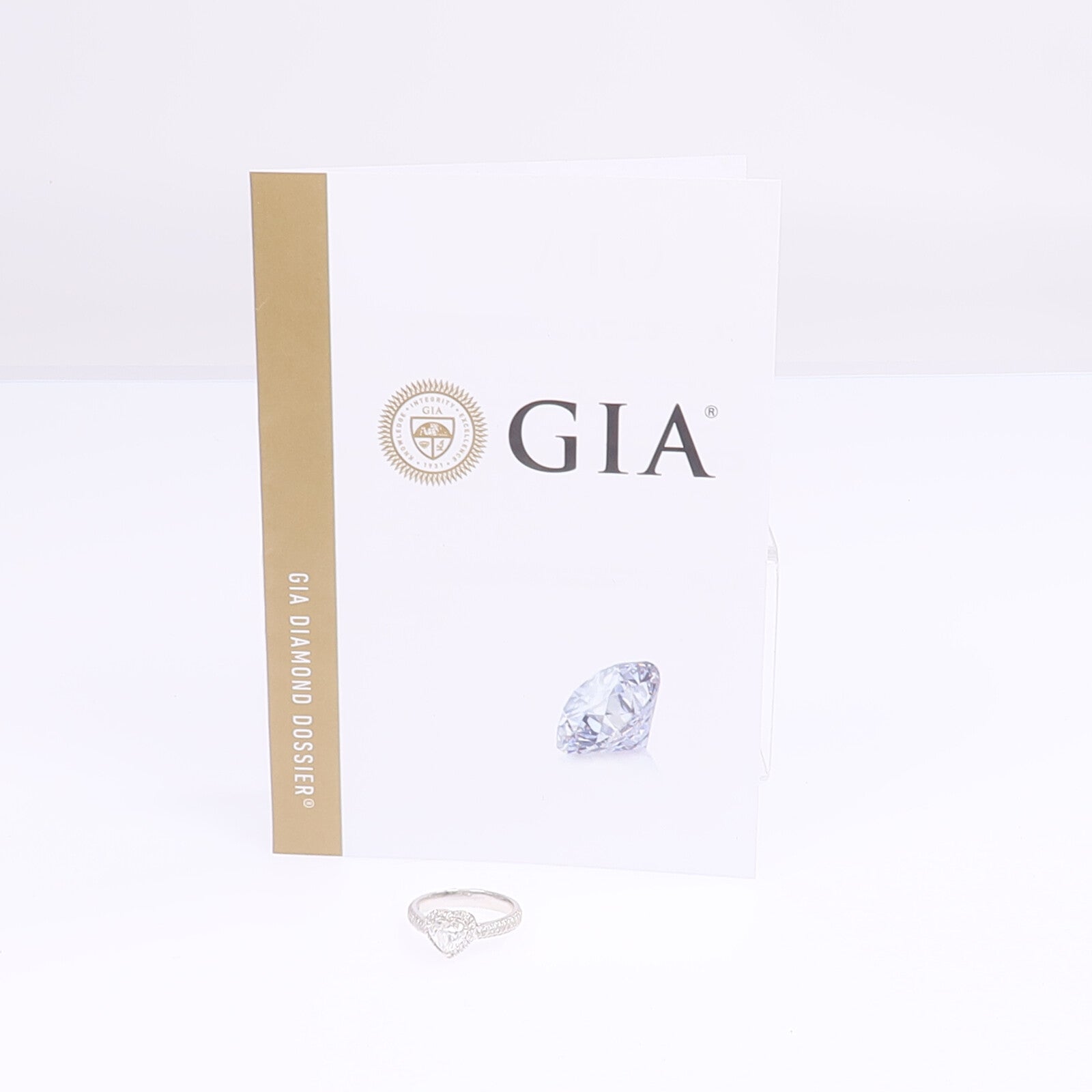 JEWELRY 【激減優惠】18K白金Diamond Ring鑽石戒指US#6