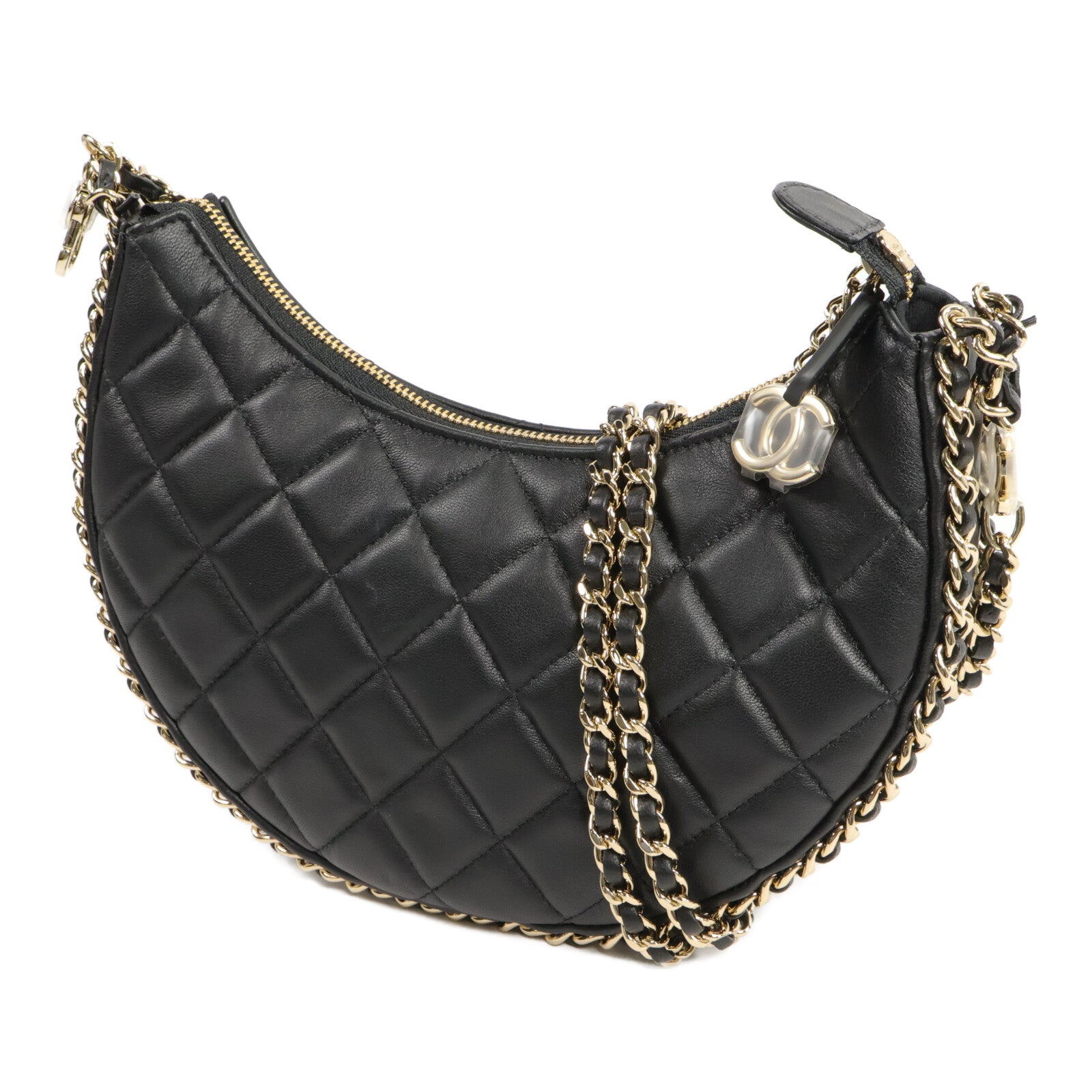 CHANEL 羊皮皮革Small Hobo Bag肩背袋