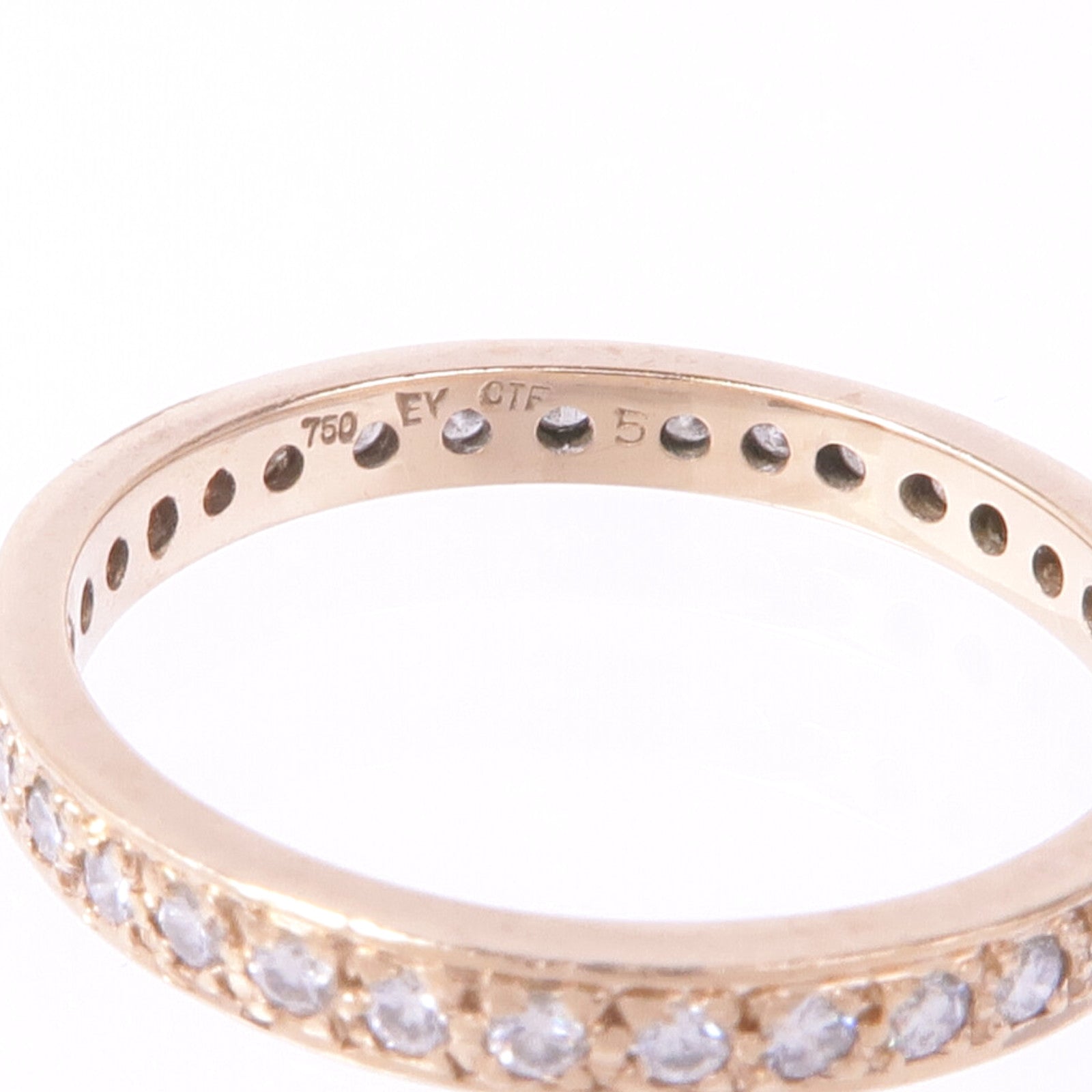 JEWELRY 18K白金/黃金/玫瑰金Diamond Ring鑽石戒指US#6.25