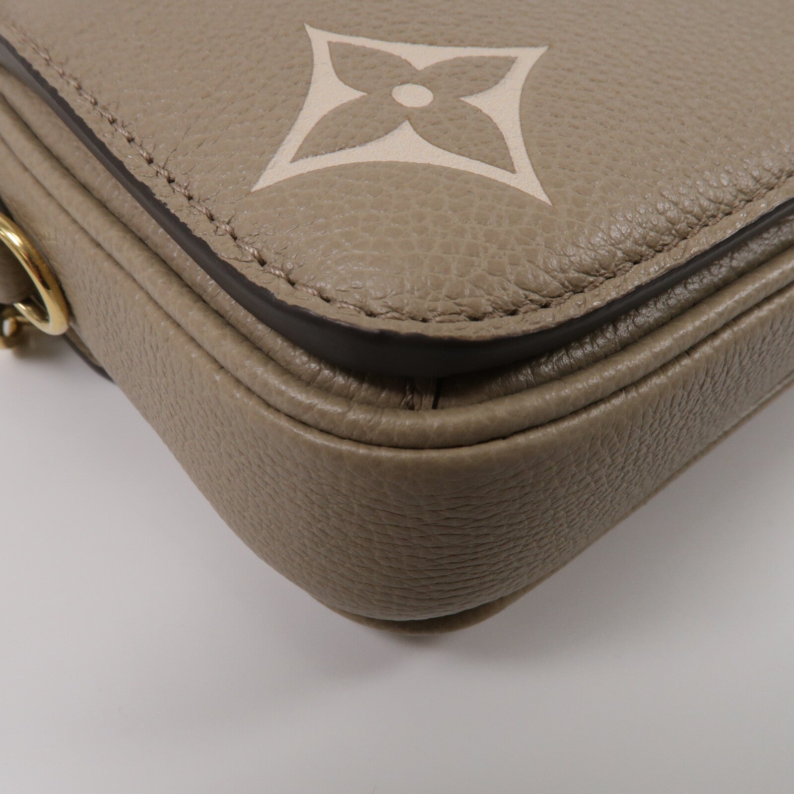 LOUIS VUITTON Monogram Empreinte Pochette Metis East West手挽肩背兩用袋