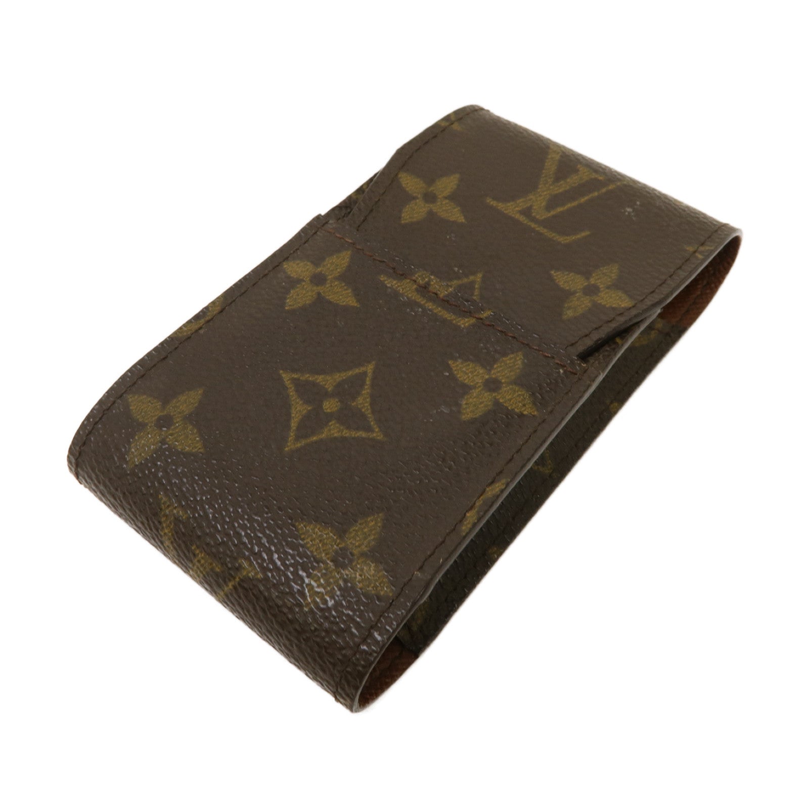 LOUIS VUITTON Monogram Etui Cigarettes Case煙盒啡色