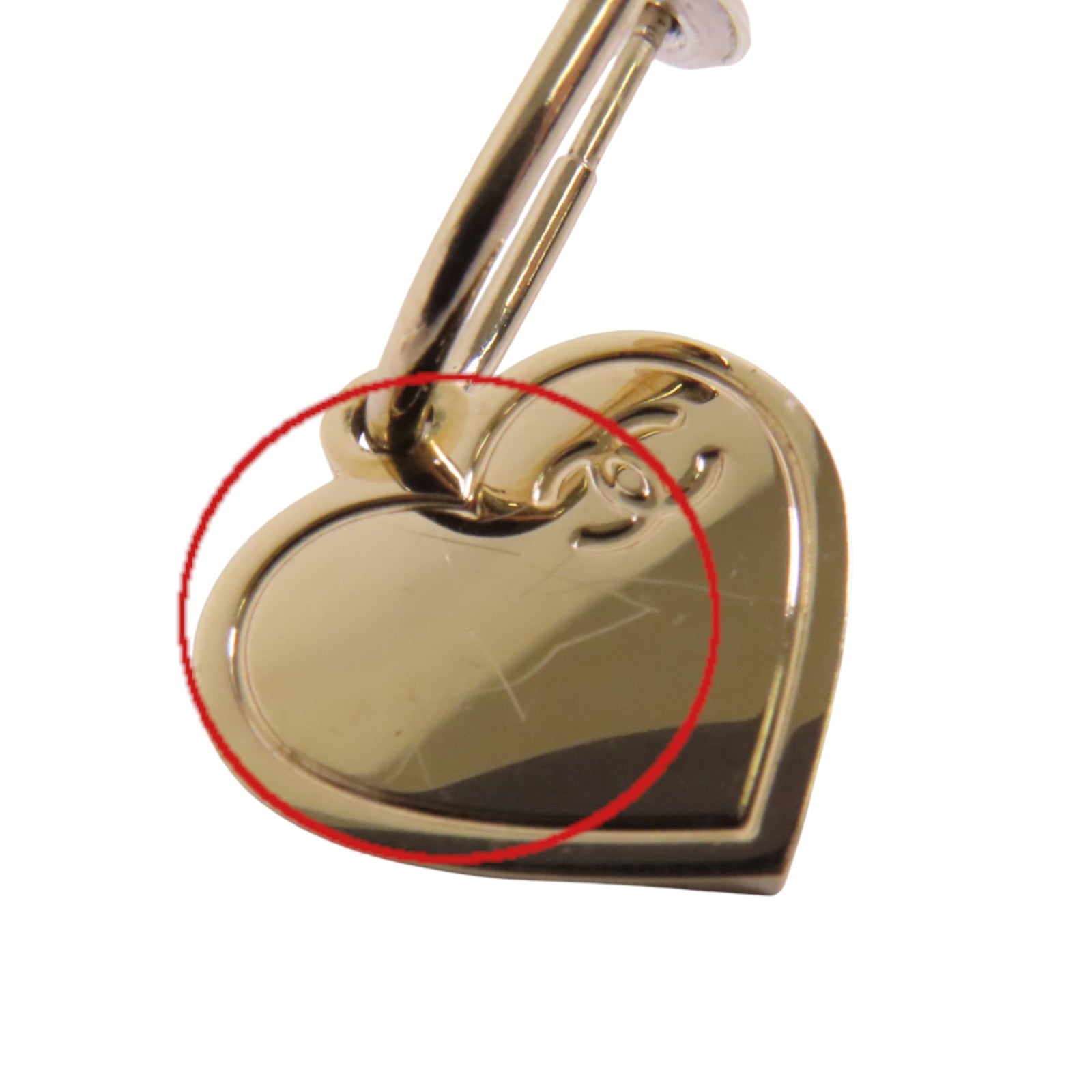 CHANEL 金屬Earrings銀扣耳環