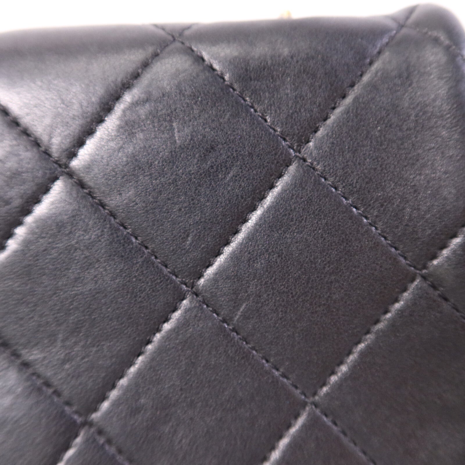 CHANEL 牛皮皮革Chain Shoulder Bag金扣手挽肩背兩用袋