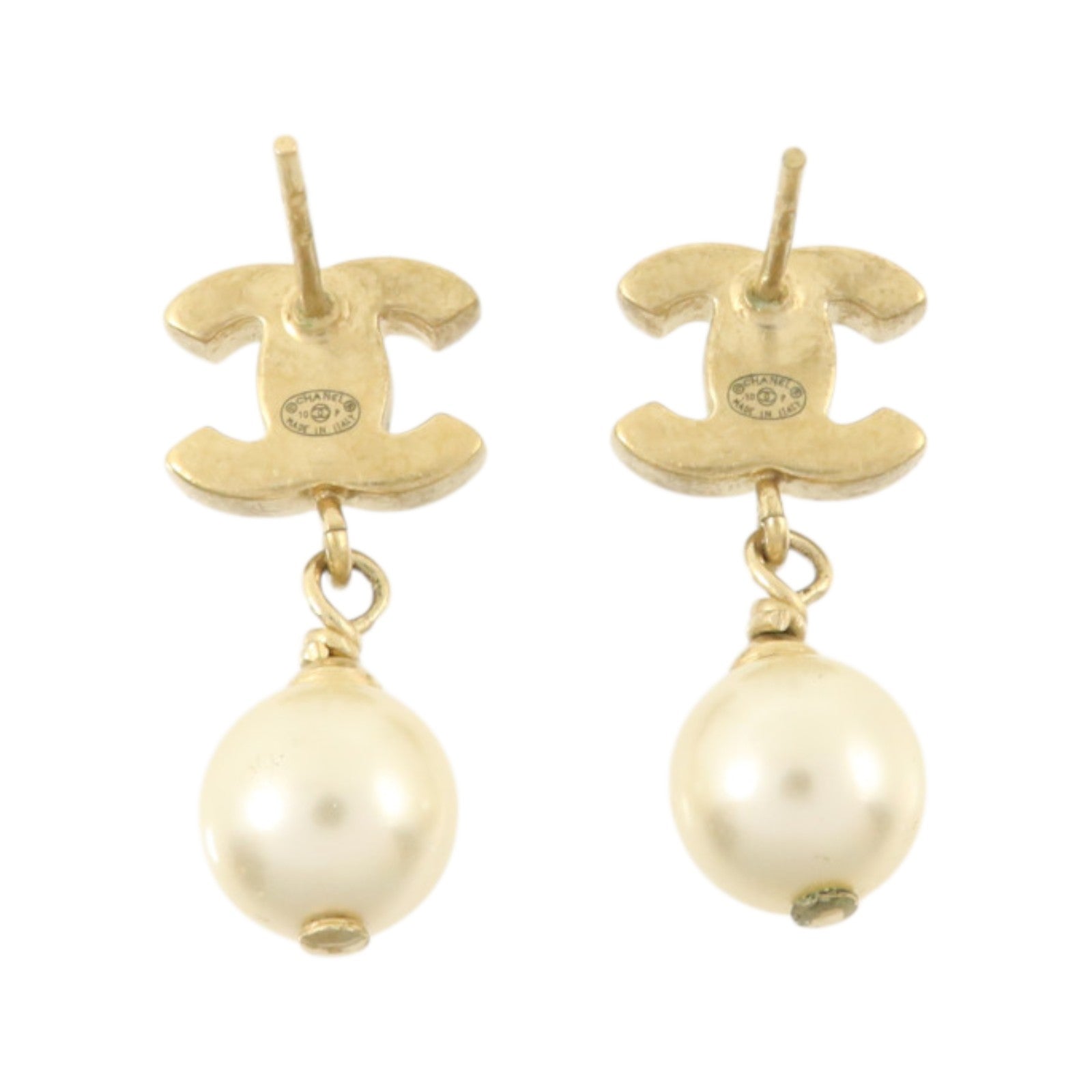 CHANEL 金屬/PVC Earrings耳環