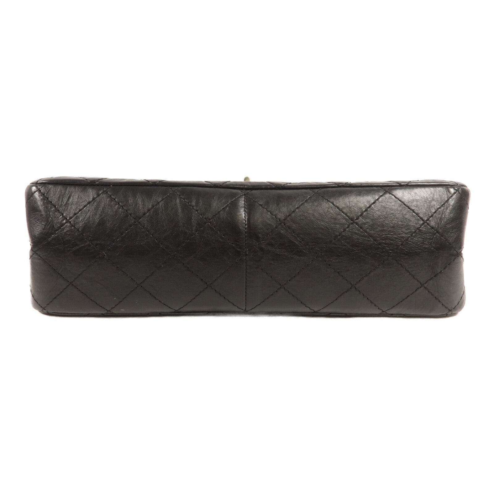 CHANEL 牛皮皮革2.55 Large鏈帶手挽袋