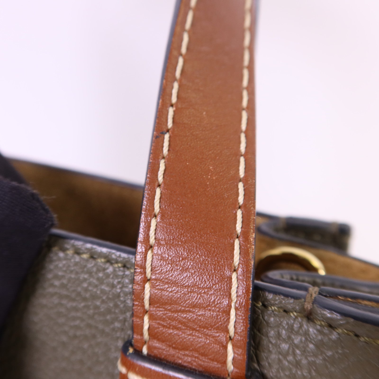 LOEWE 【激減優惠】牛皮皮革Mini Gate金扣手挽肩背兩用袋