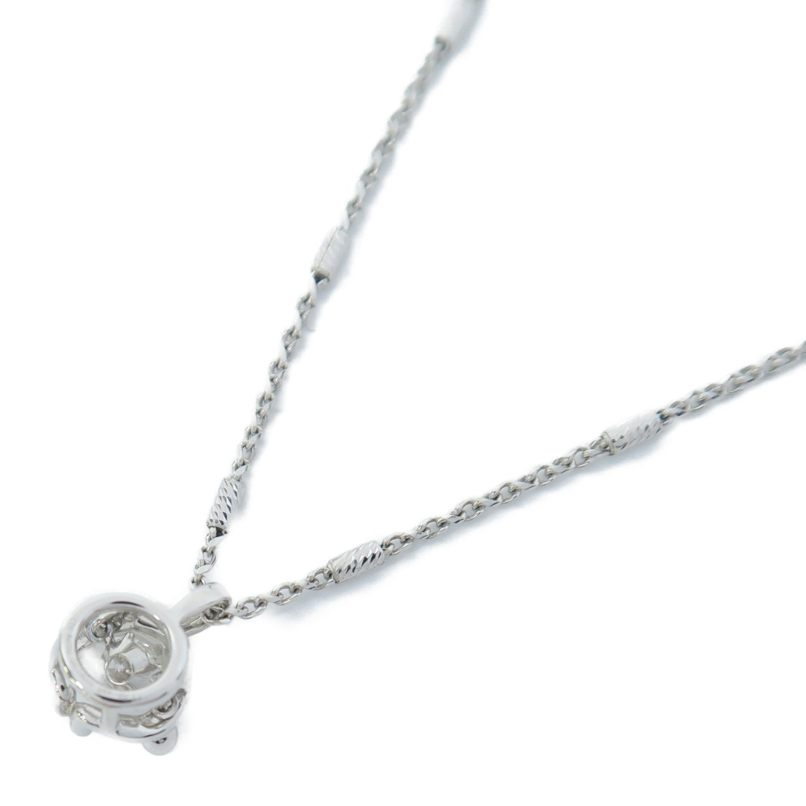 JEWELRY **【激減優惠】18K白金Diamond Necklace 0.16ct鑽石項鍊