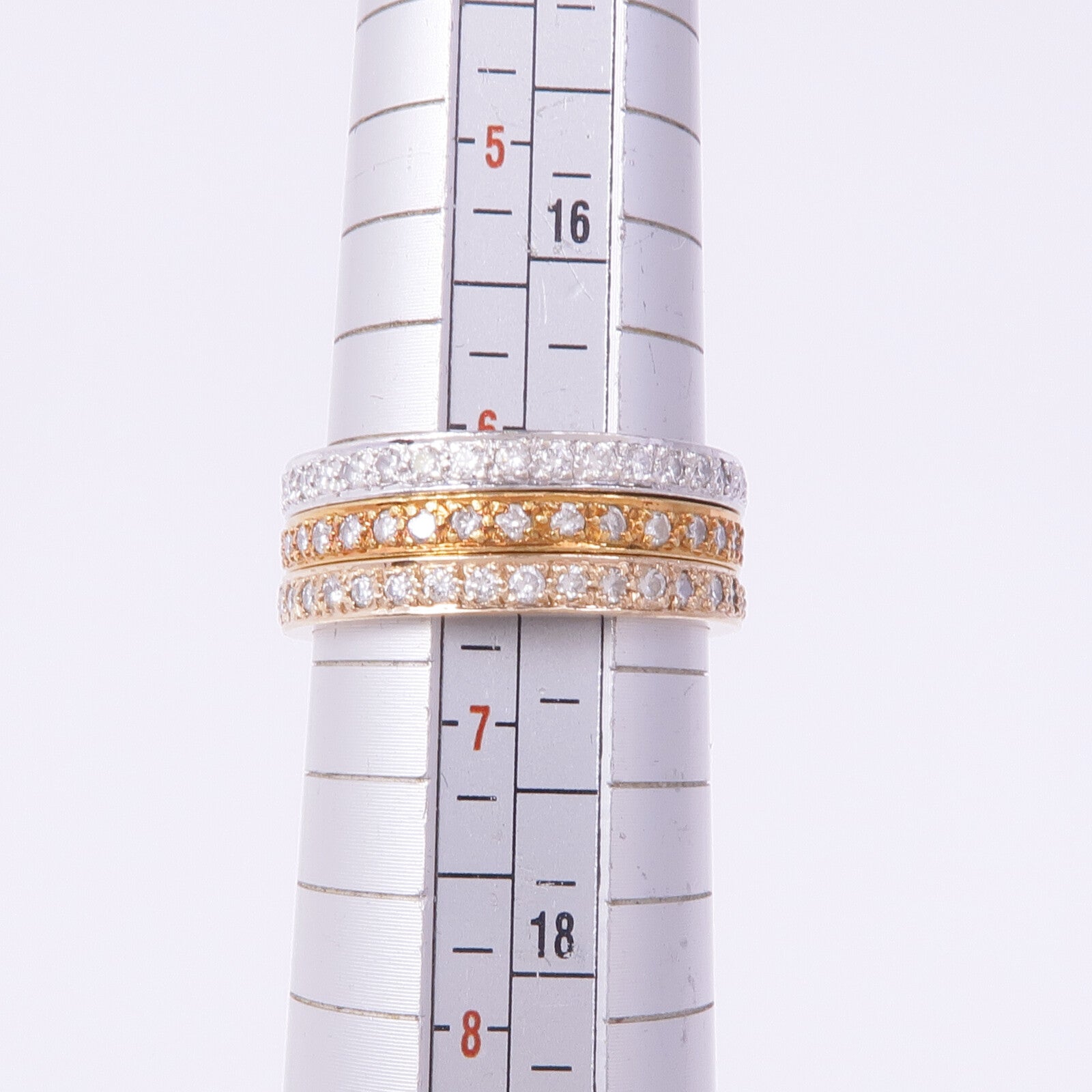 JEWELRY 【激減優惠】18K白金/黃金/玫瑰金Diamond Ring鑽石戒指US#6.25
