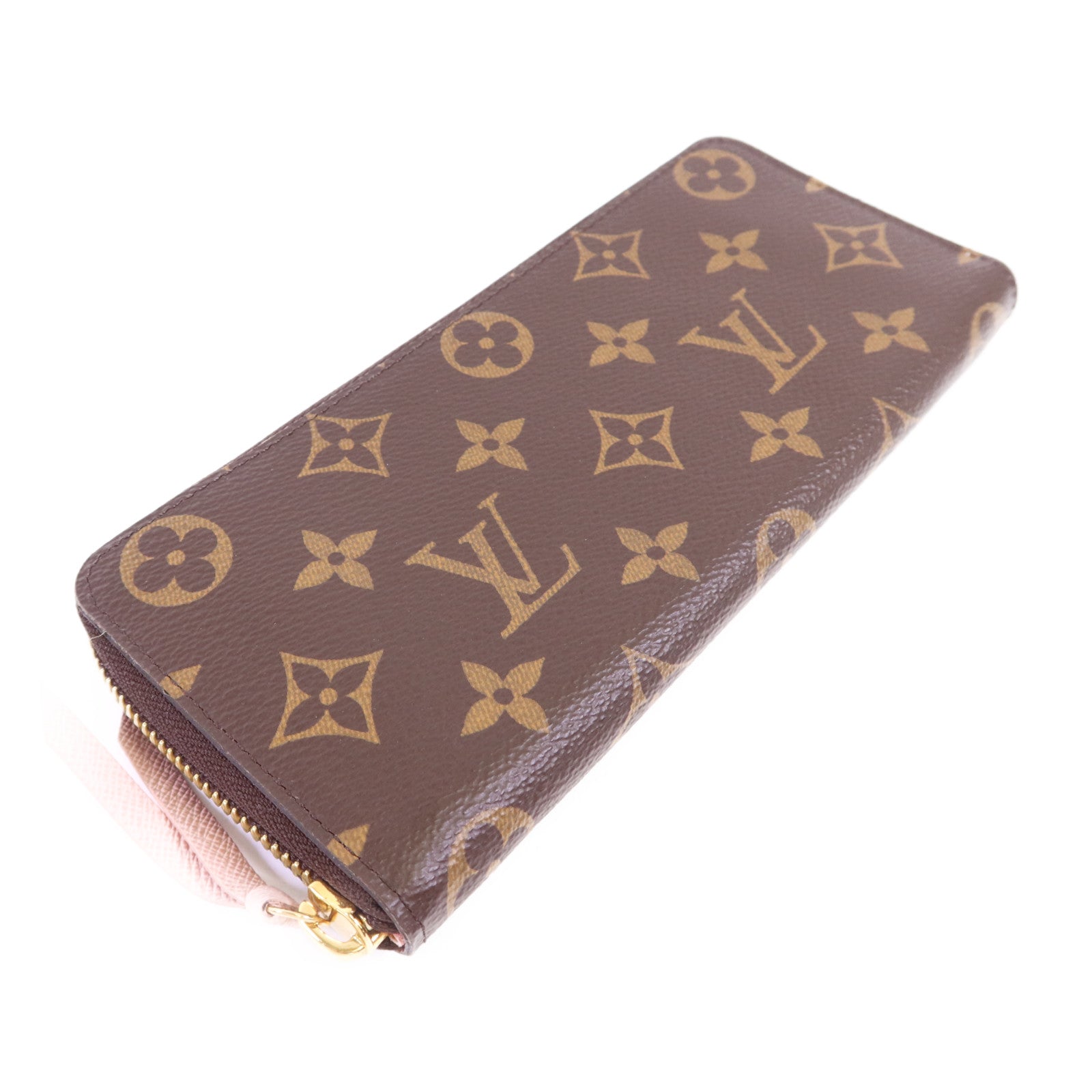 LOUIS VUITTON Monogram Clemence金扣長錢包
