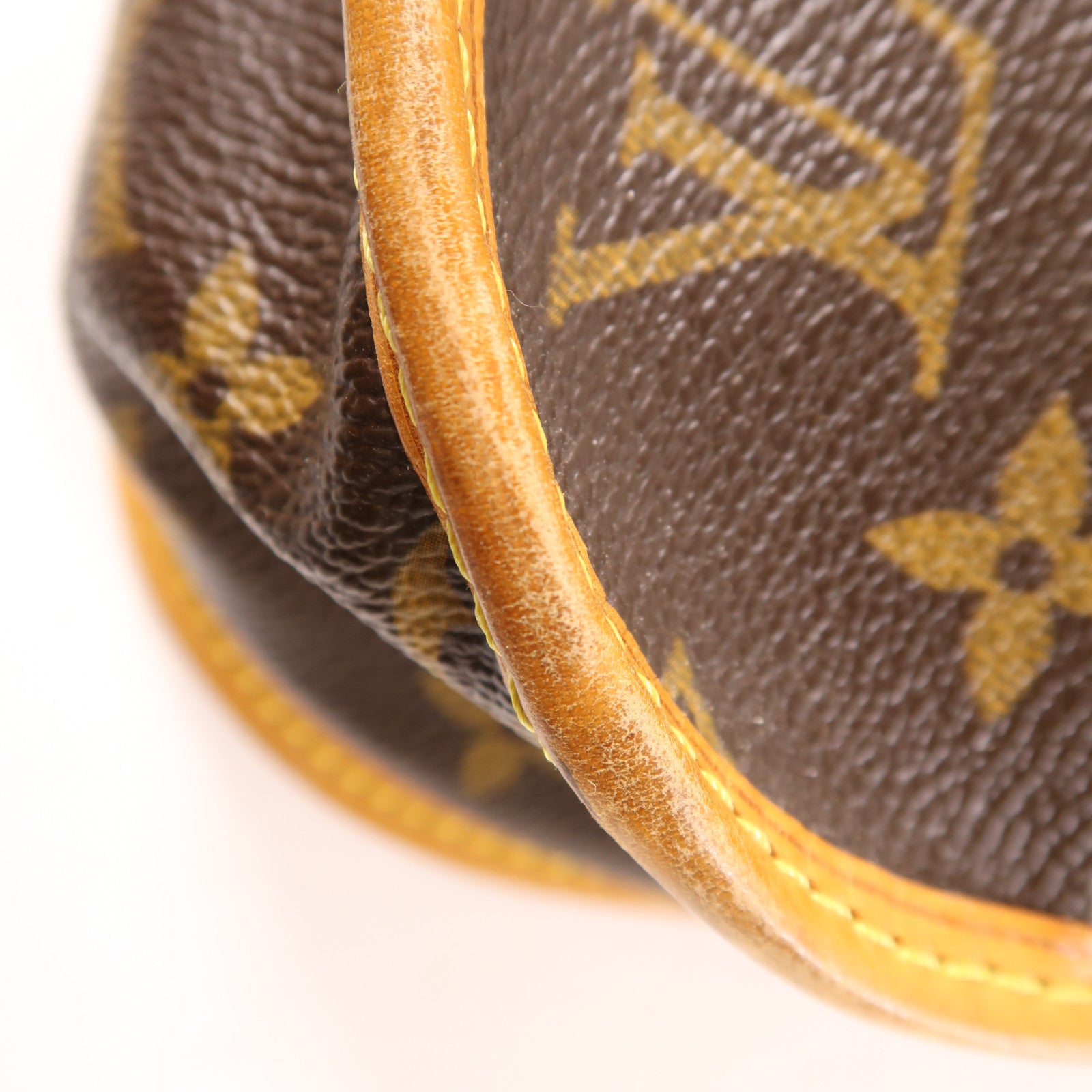 LOUIS VUITTON Monogram Bosphore金扣肩背袋棕色