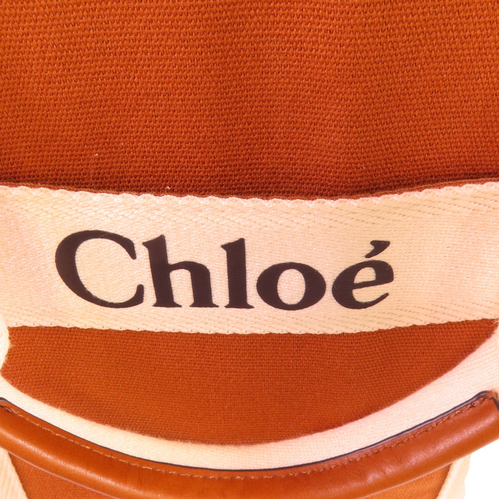Chloe 帆布New Born Girl Tote金扣肩背袋