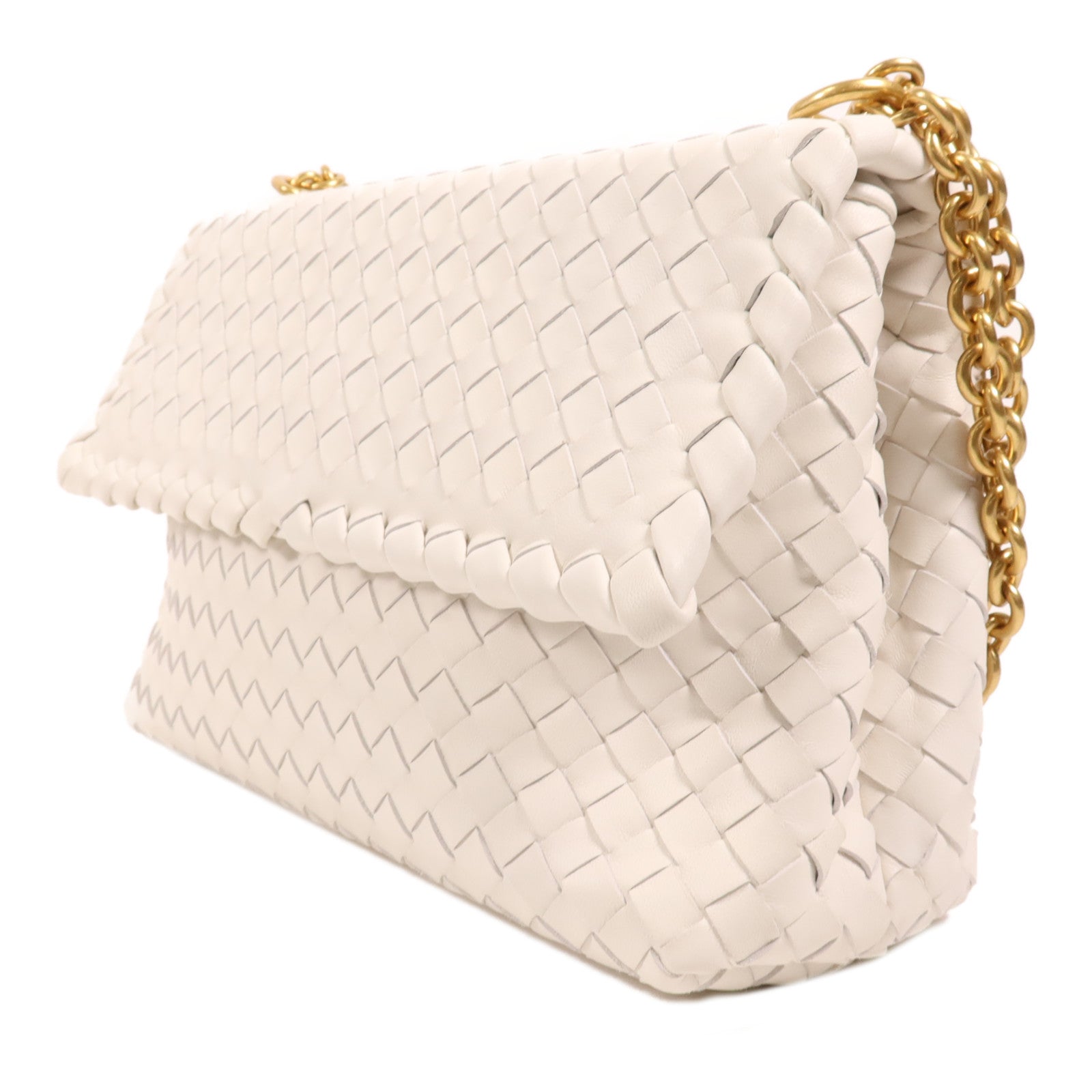BOTTEGA VENETA 牛皮皮革Shoulder Bag金扣肩背袋