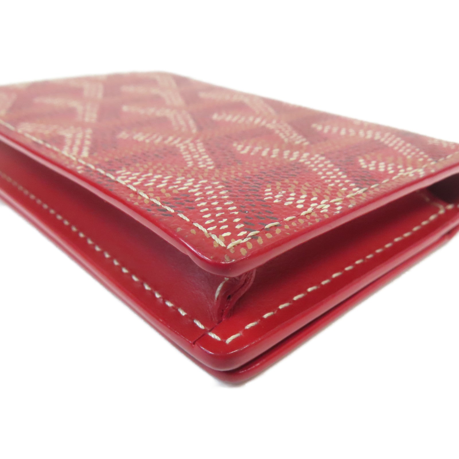 GOYARD 塗層帆布Malesherbes Card Wallet卡片套紅色