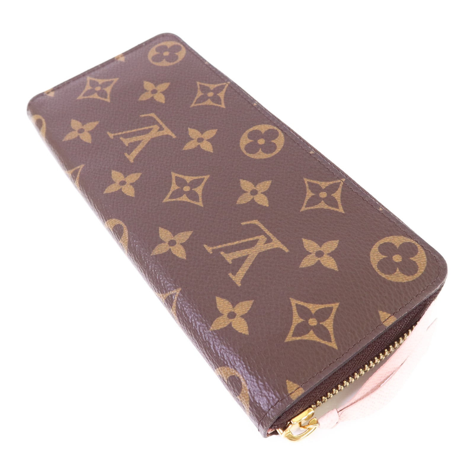 LOUIS VUITTON Monogram Clemence金扣長錢包