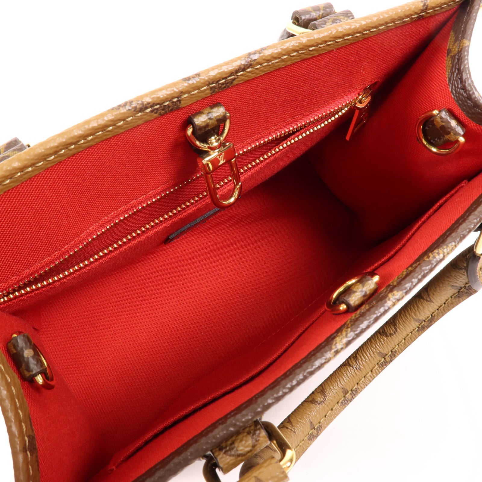 LOUIS VUITTON Monogram Giant OnTheGo PM金扣手挽肩背兩用袋