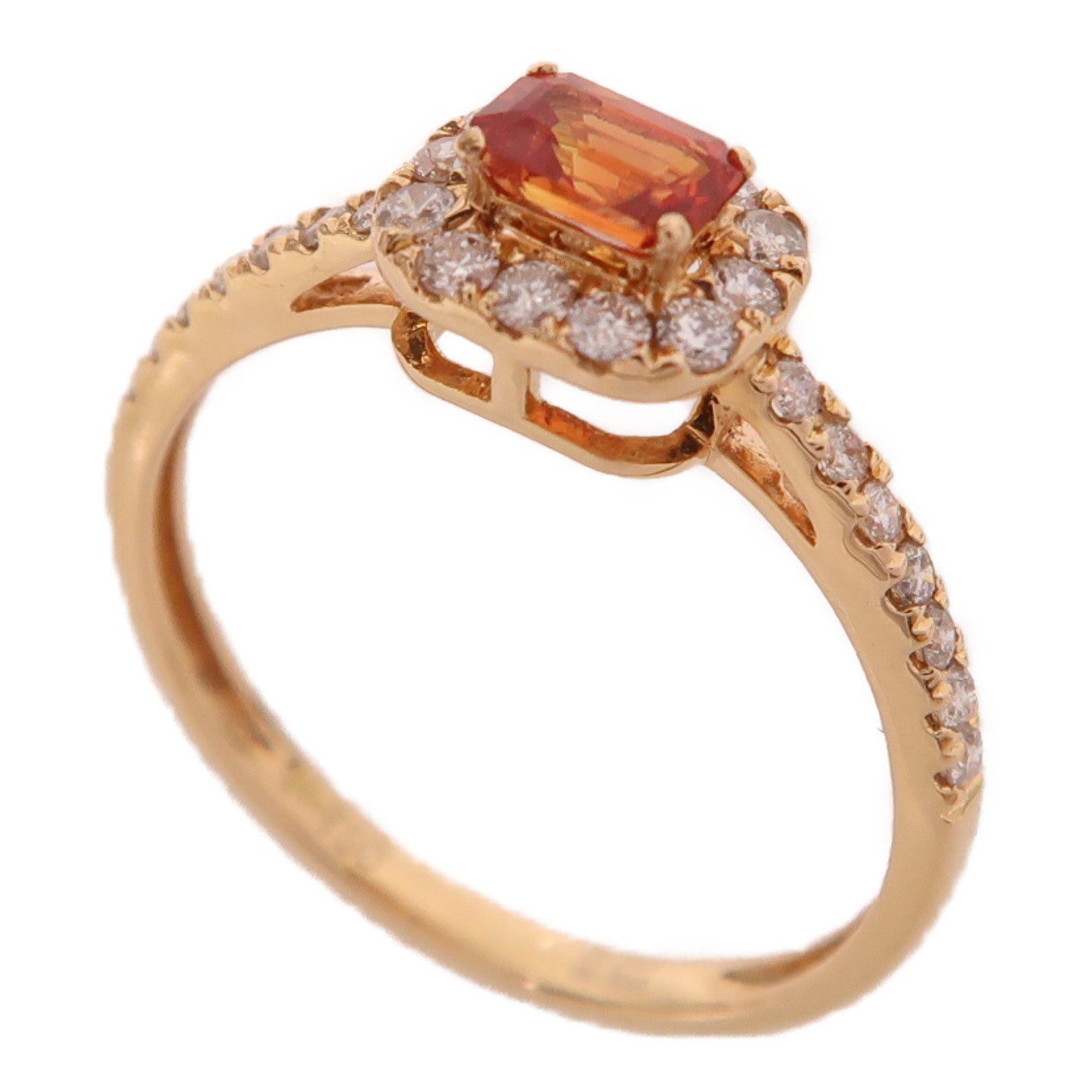 JEWELRY 18K金Ring0.24ct鑽石/0.30ct鑽石戒指US#7