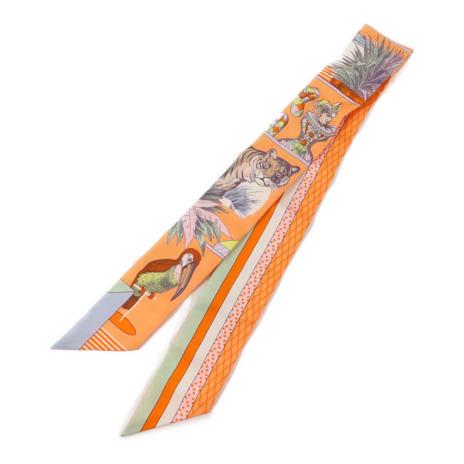 HERMES 絲質Twilly絲巾