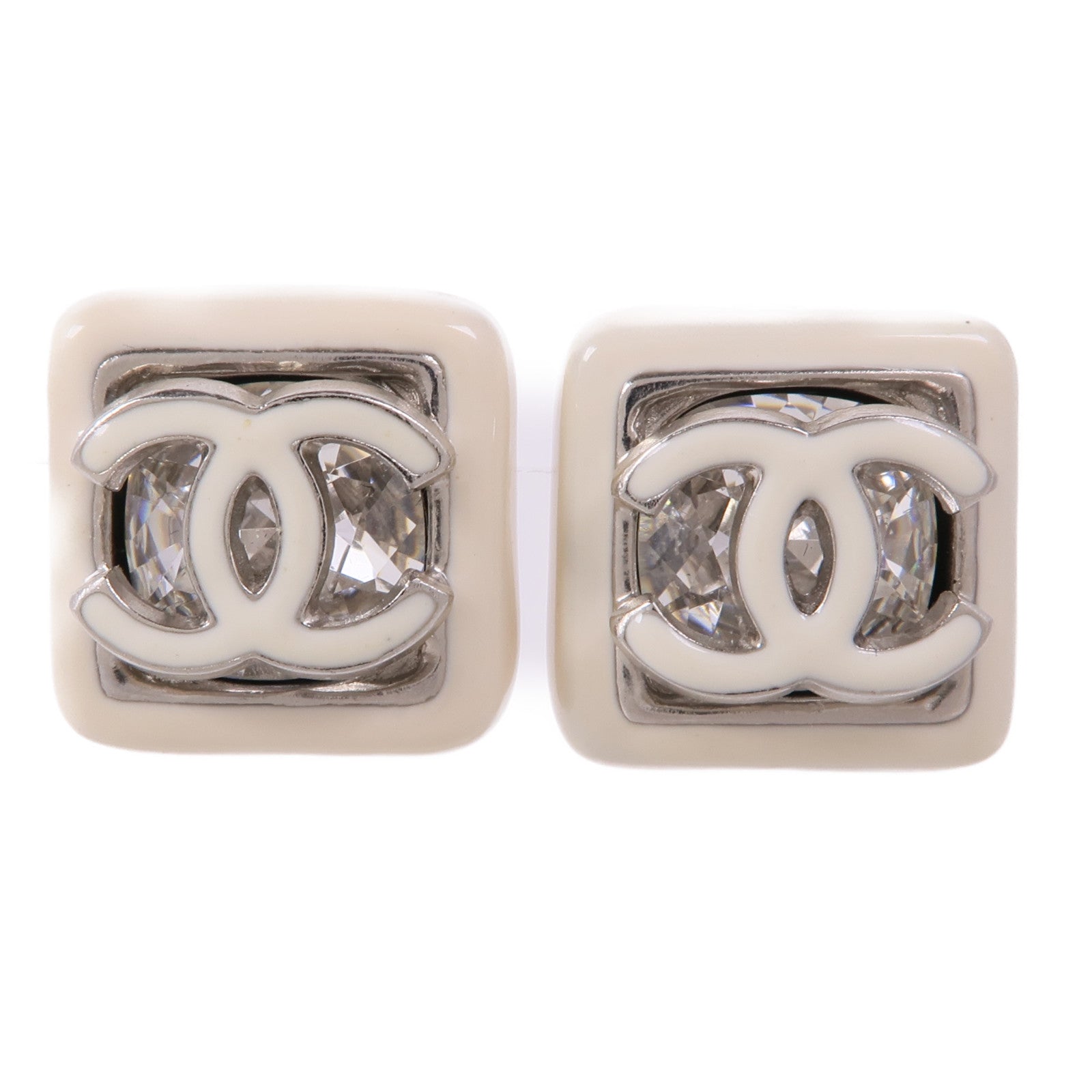 CHANEL 金屬/PVC Earrings耳環