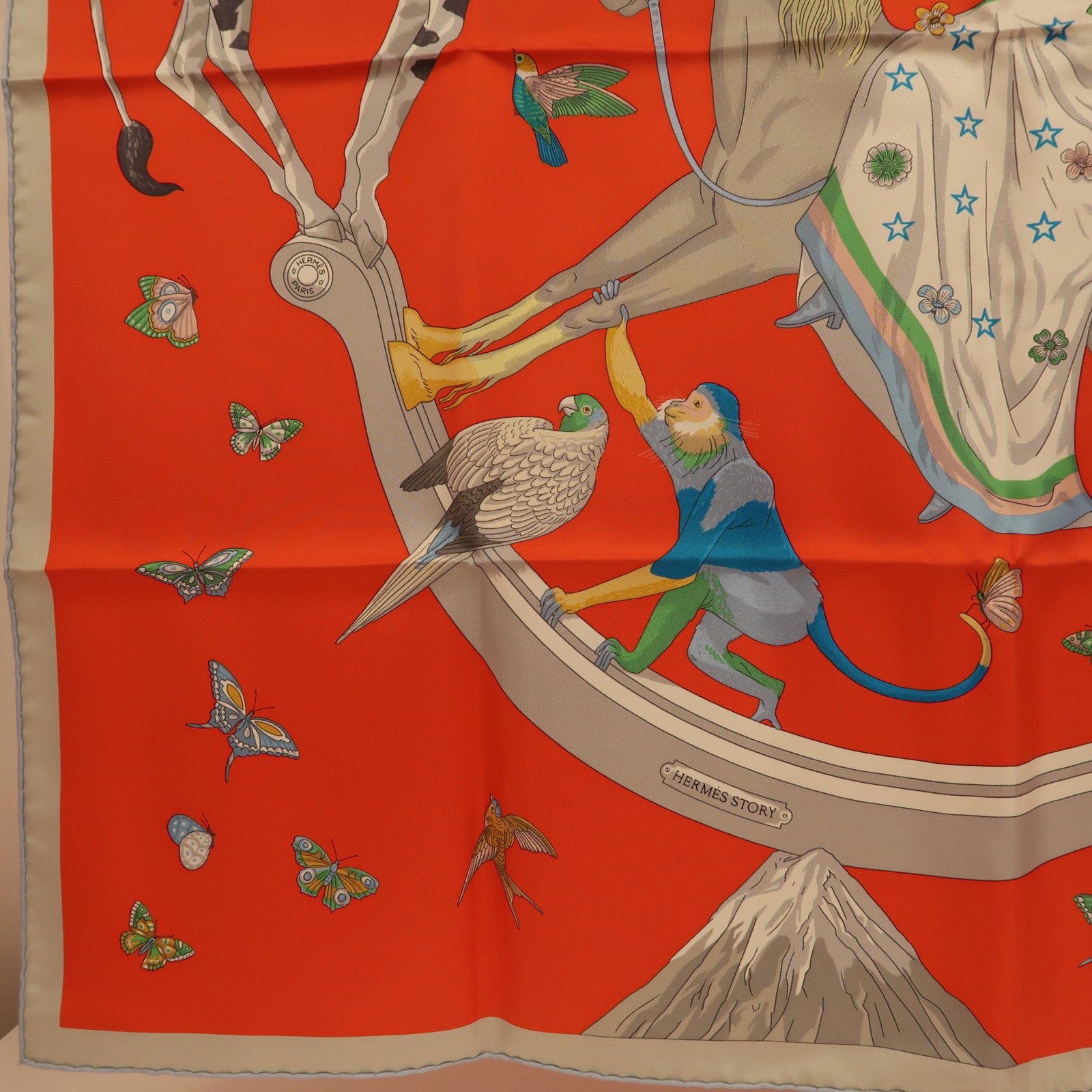 HERMES 絲質Scarf 90x90絲巾