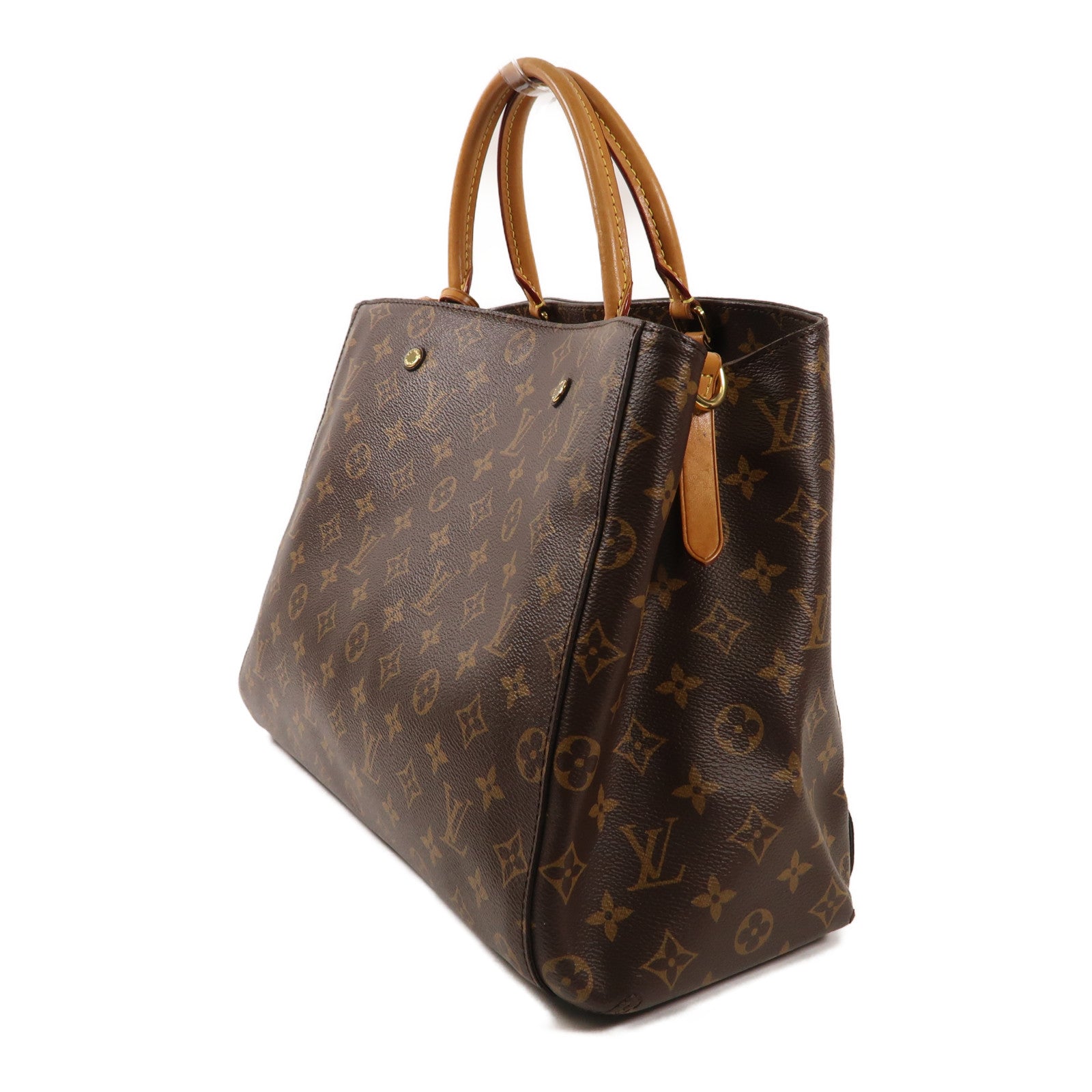 LOUIS VUITTON Monogram Montaigne MM金扣手挽肩背兩用袋