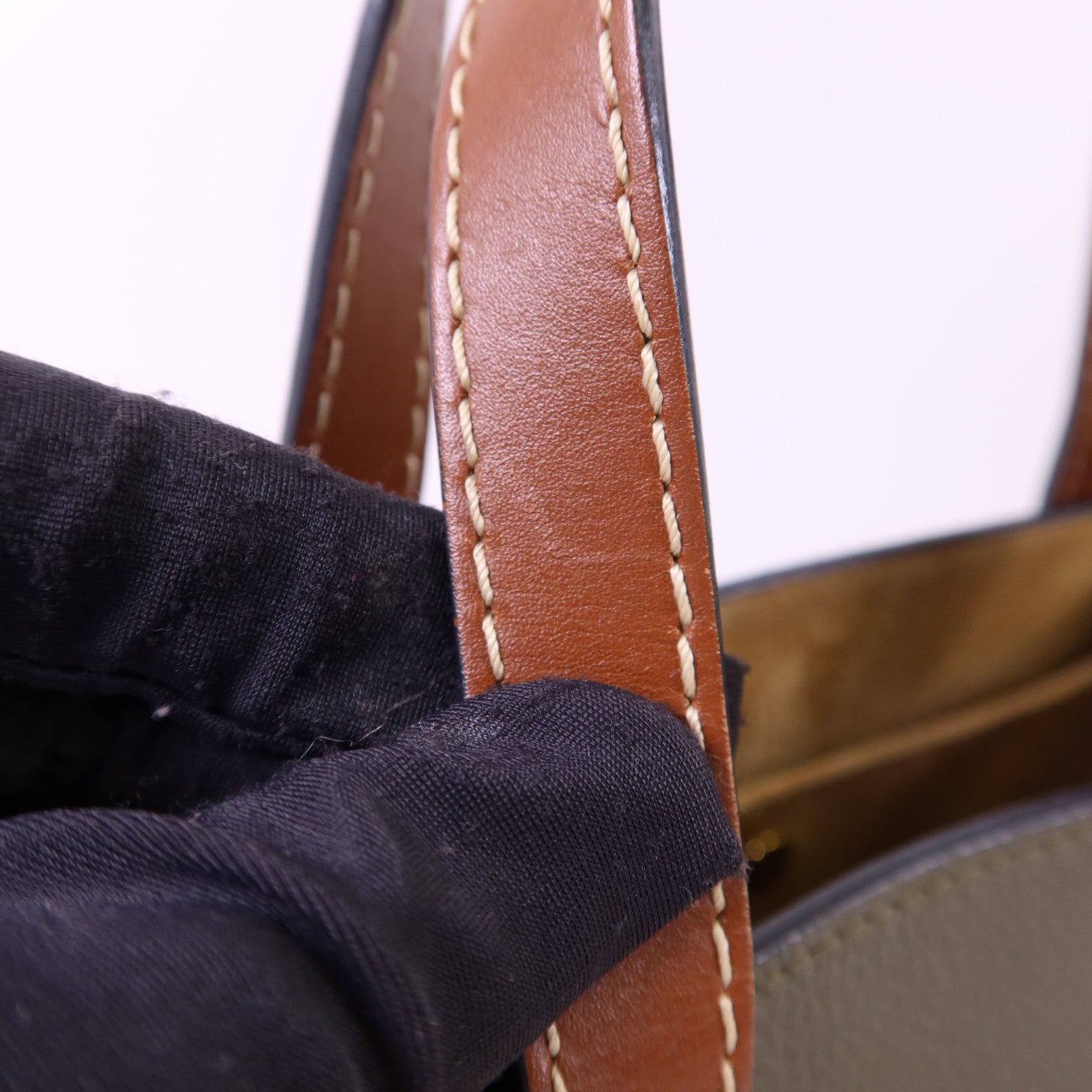 LOEWE 牛皮皮革Mini Gate金扣手挽肩背兩用袋